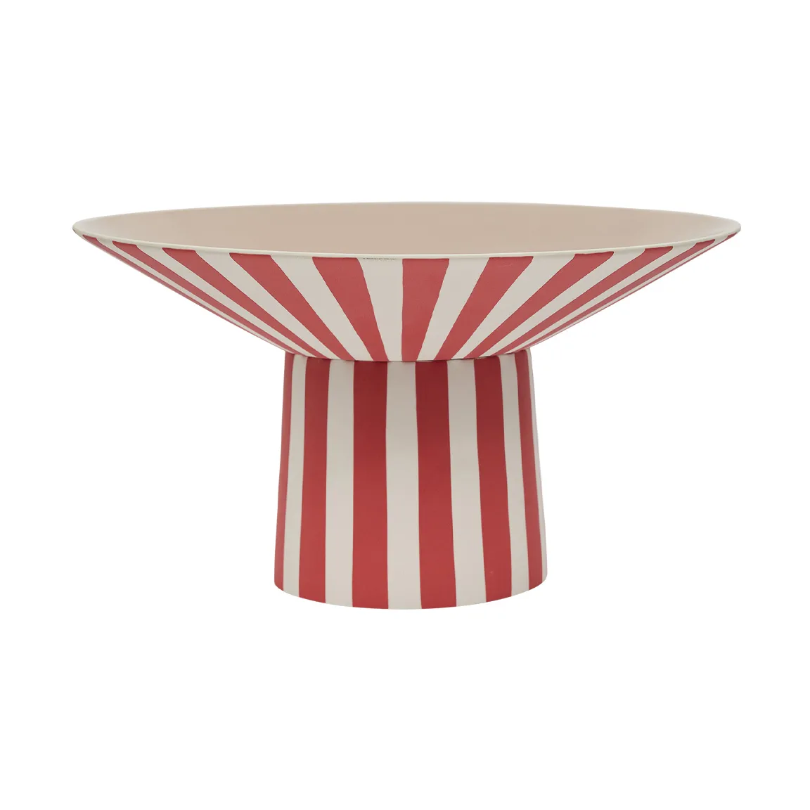 Toppu centerpiece hoch Ø30x17 cm, Red-peach OYOY