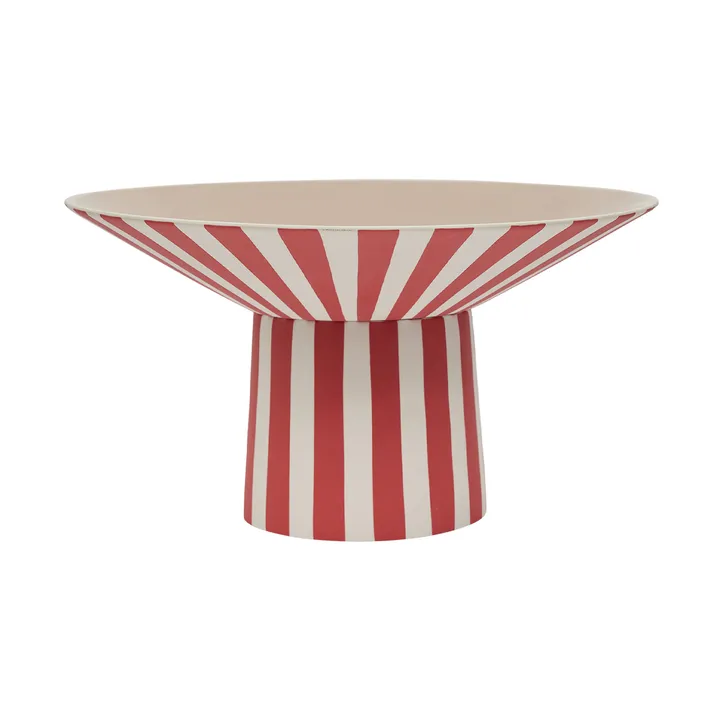 Toppu centerpiece hoch Ø30x17 cm - Red-peach - OYOY