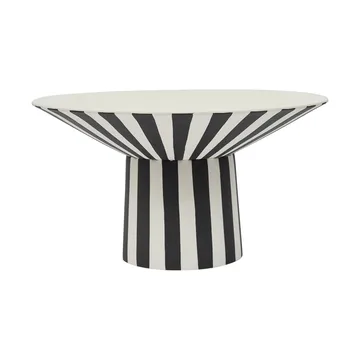 Toppu centerpiece hoch Ø30x17 cm - White-black - OYOY