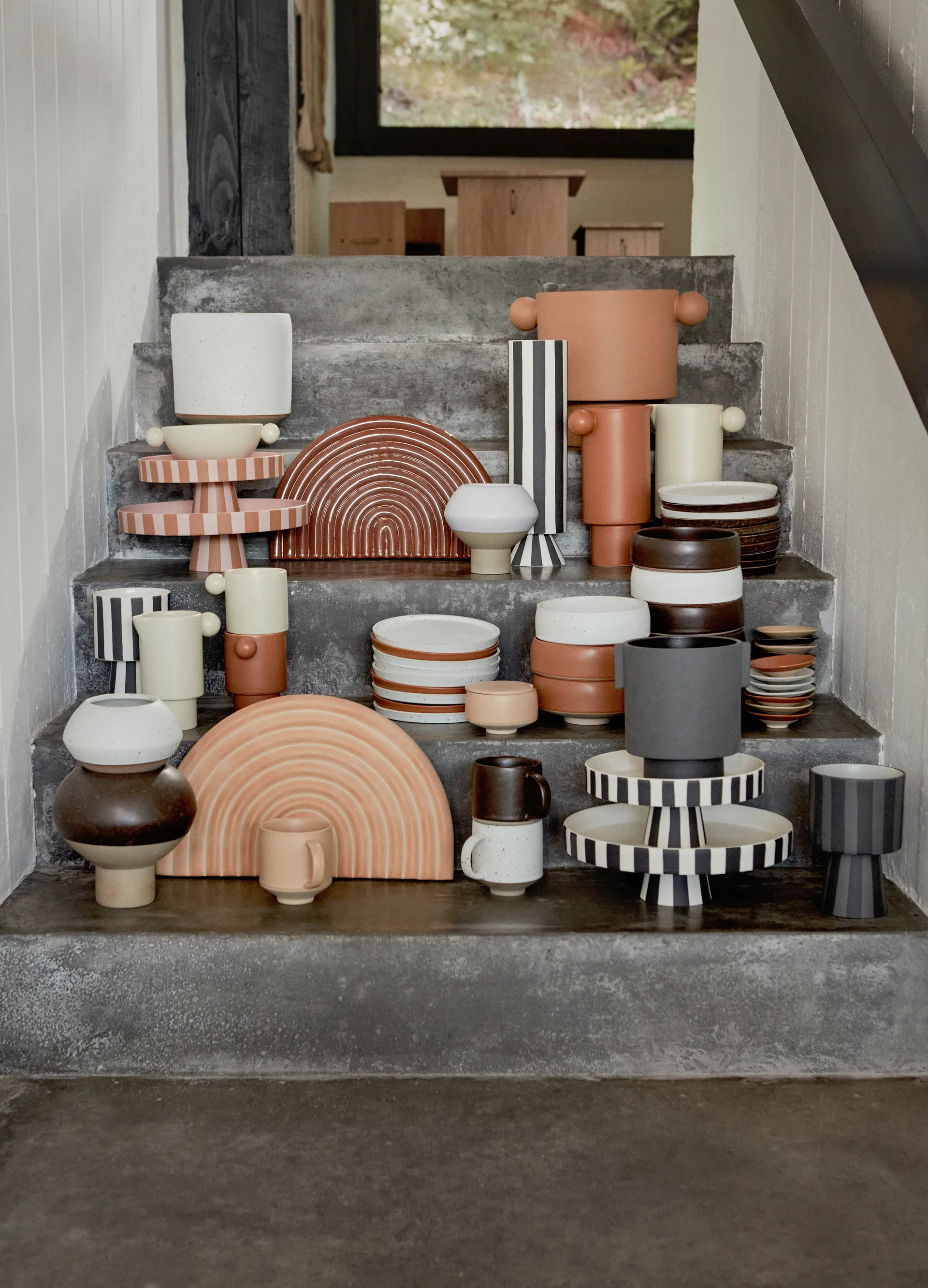 Toppu Servierteller groß Ø27cm, Caramel-rose OYOY