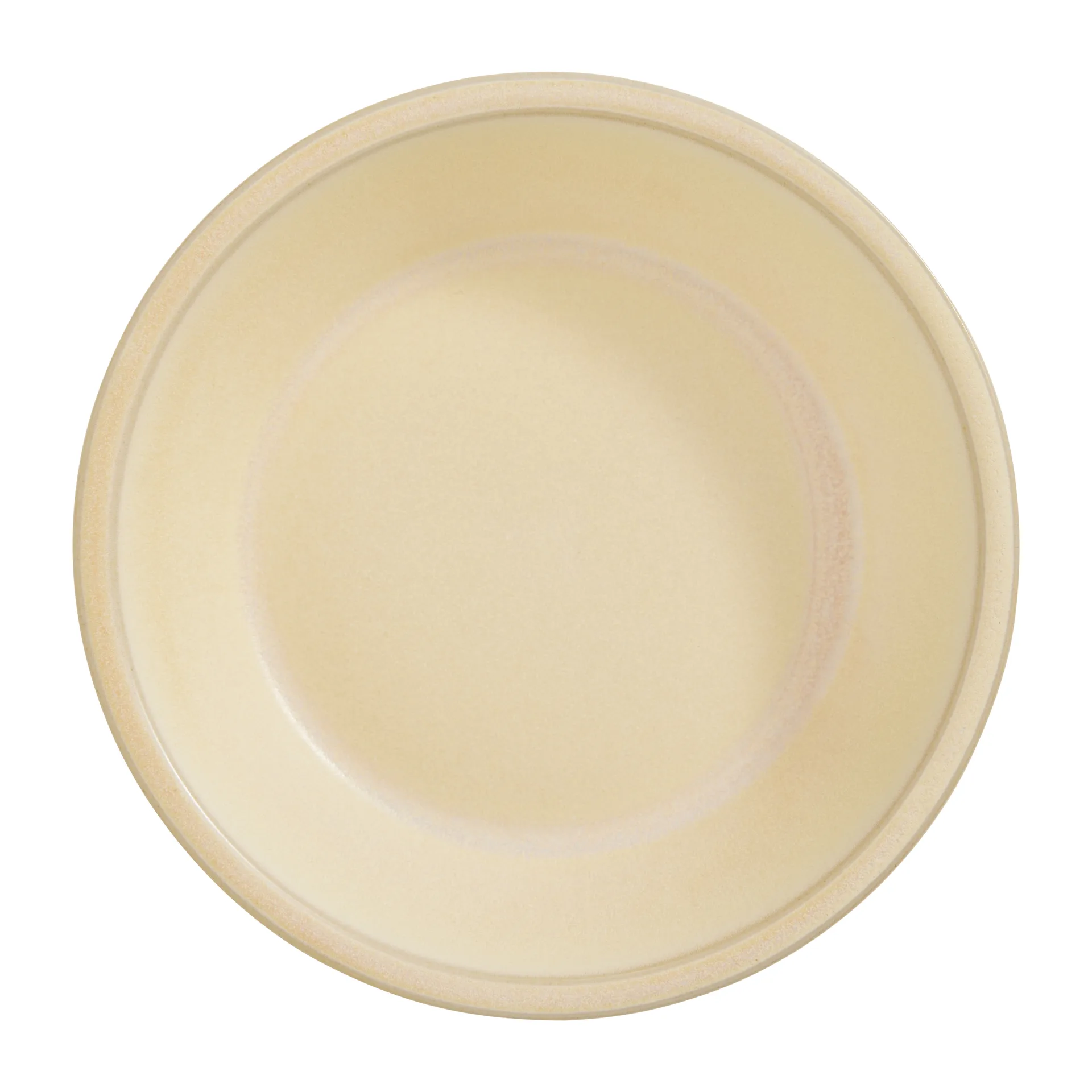 Yuka tiefer Teller Ø19cm 2er Pack, Butter OYOY