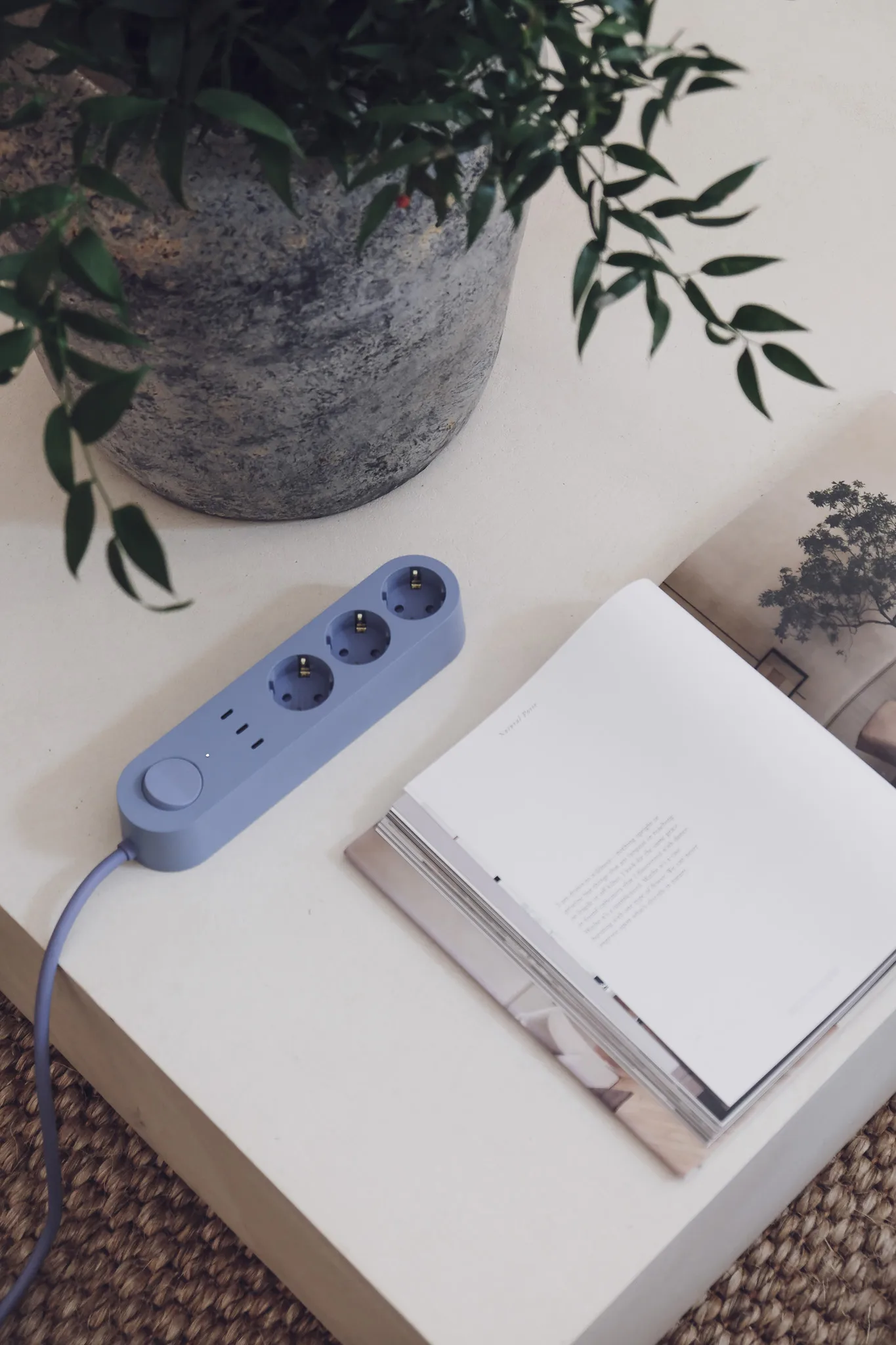 Alma Power Bar Steckdosenleiste, Kattegatt blue palett3