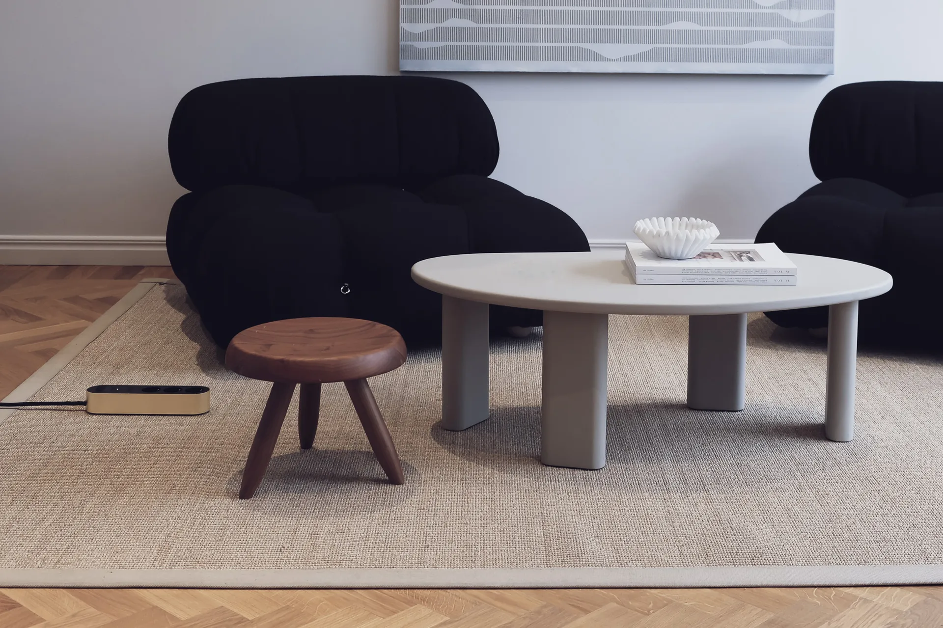 Edgar Power Bar Steckdosenleiste, Satin Brass palett3