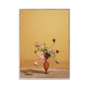Blomst 02 Ochra Poster - 30 x 40cm - Paper Collective