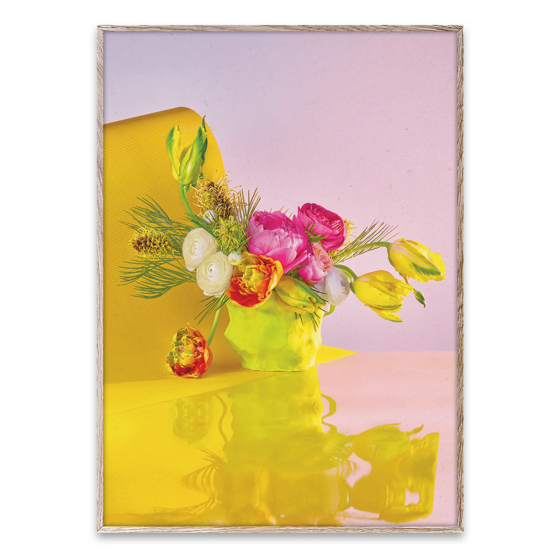 Bloom 03 yellow Poster, 50 x 70cm Paper Collective