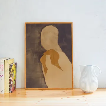 Brown Scarf Poster - 30 x 40cm - Paper Collective