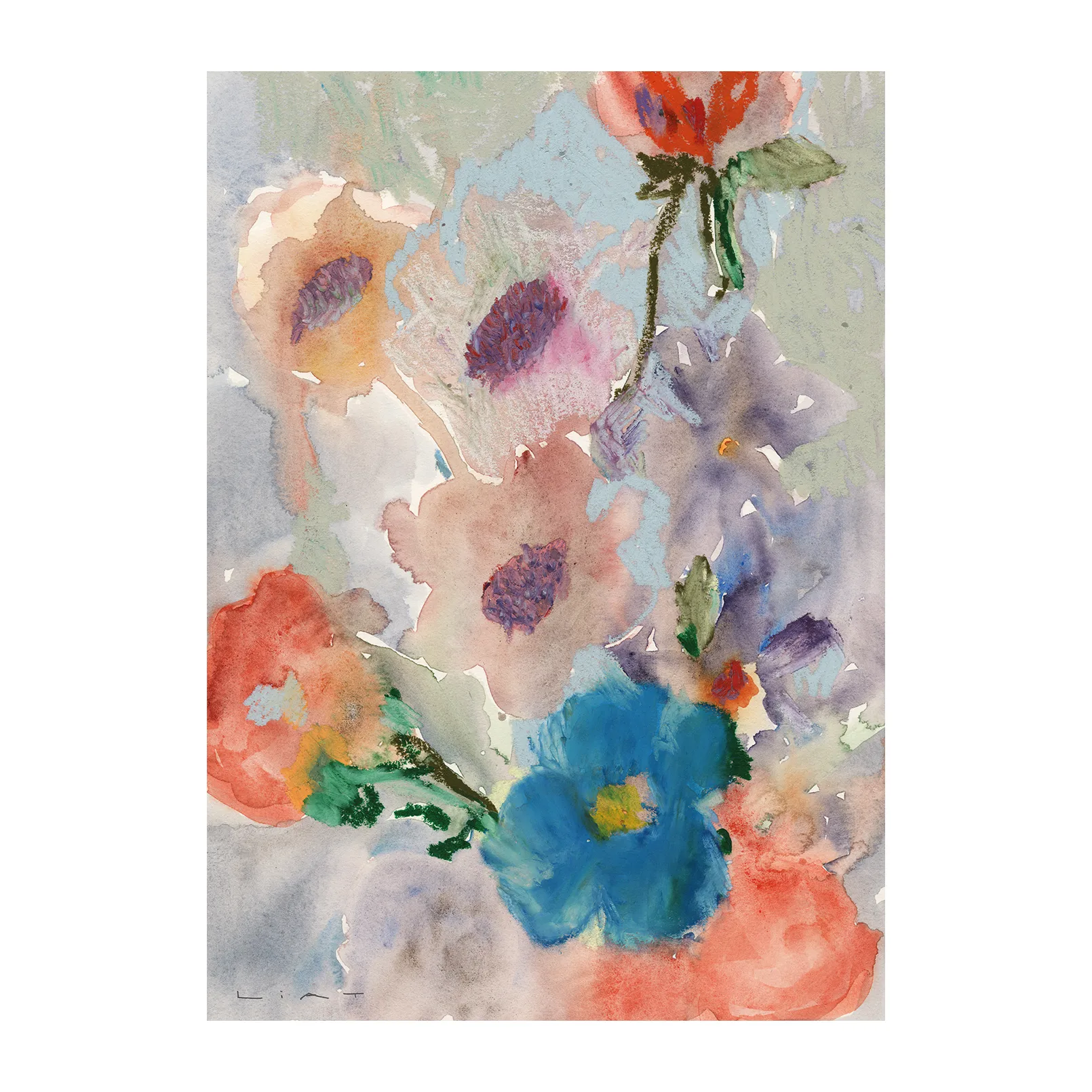 Bunch of Flowers Poster, 50 x 70cm Paper Collective