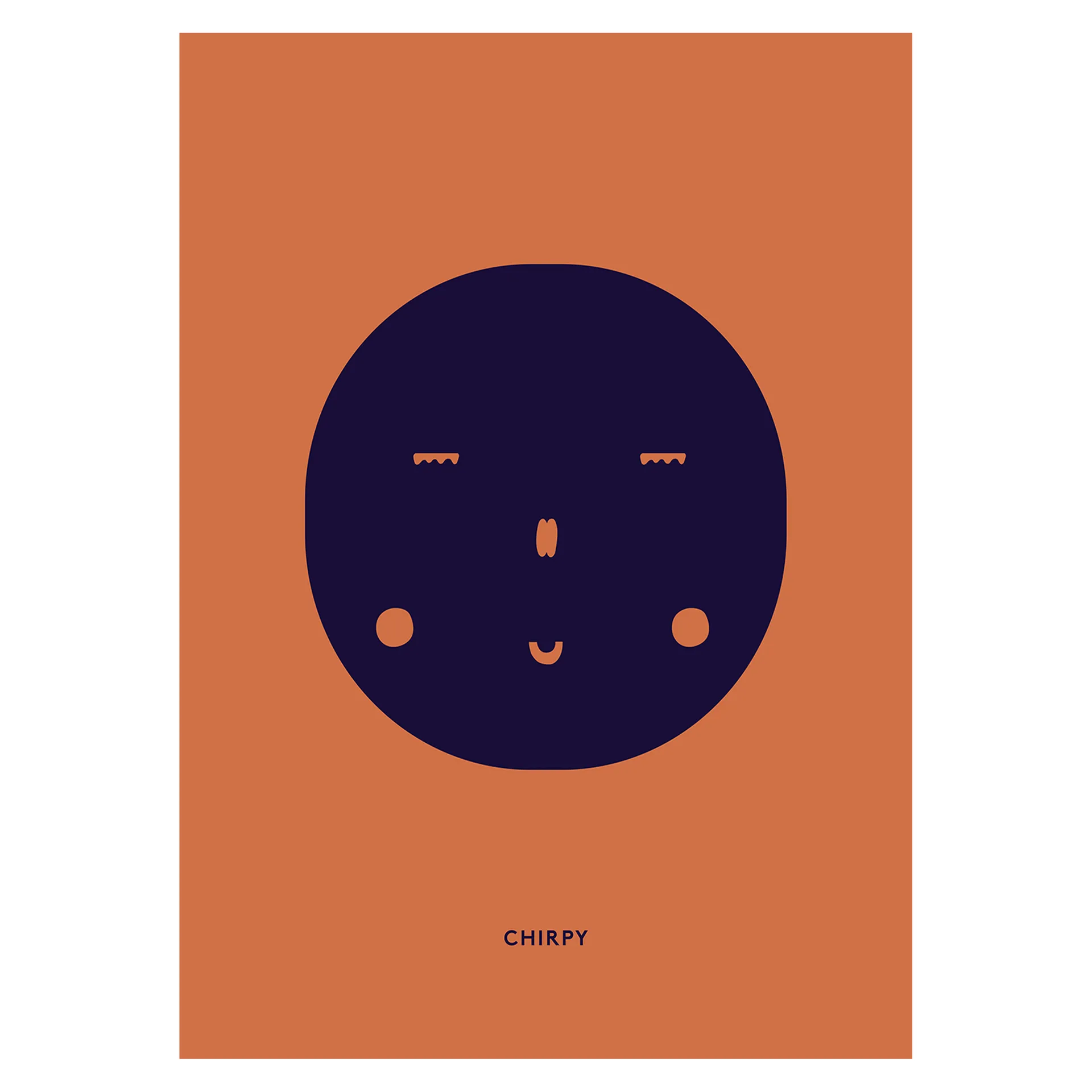 Chirpy Feeling Poster, 50 x 70cm Paper Collective