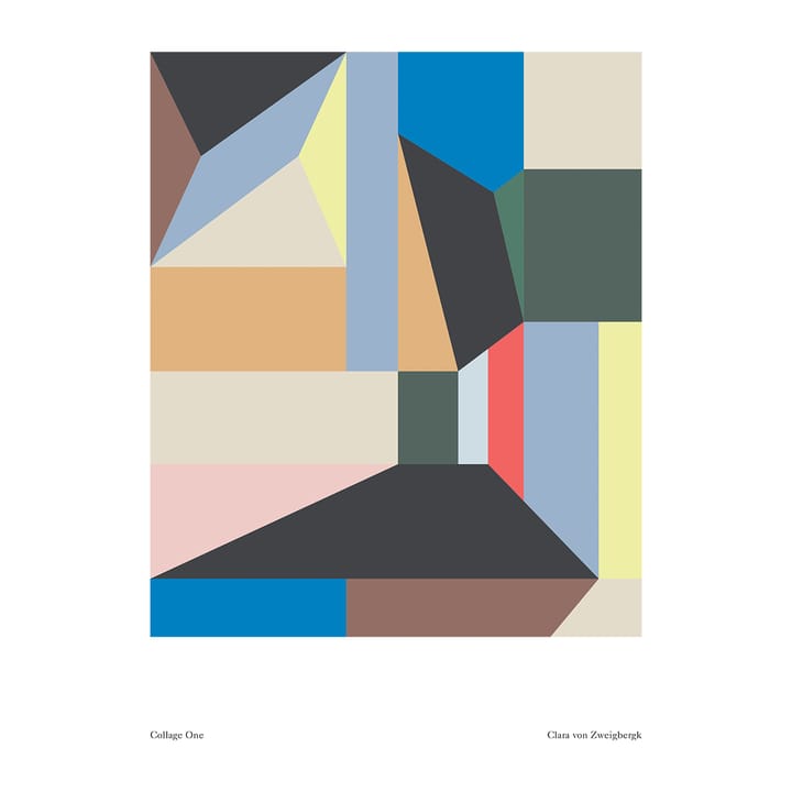Collage One Poster, 50 x 70cm Paper Collective