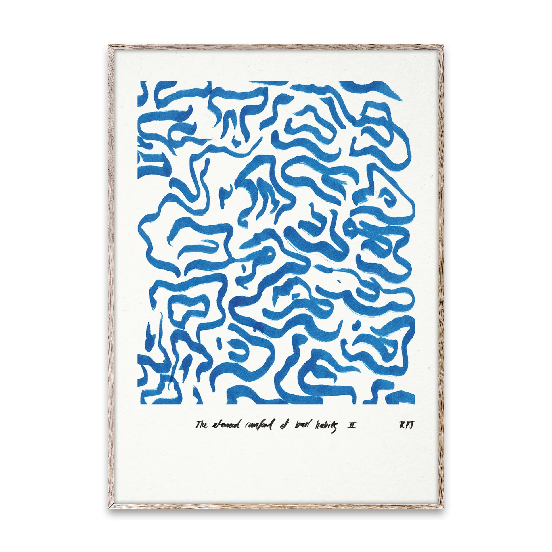 Comfort - Blue Poster, 30 x 40cm Paper Collective