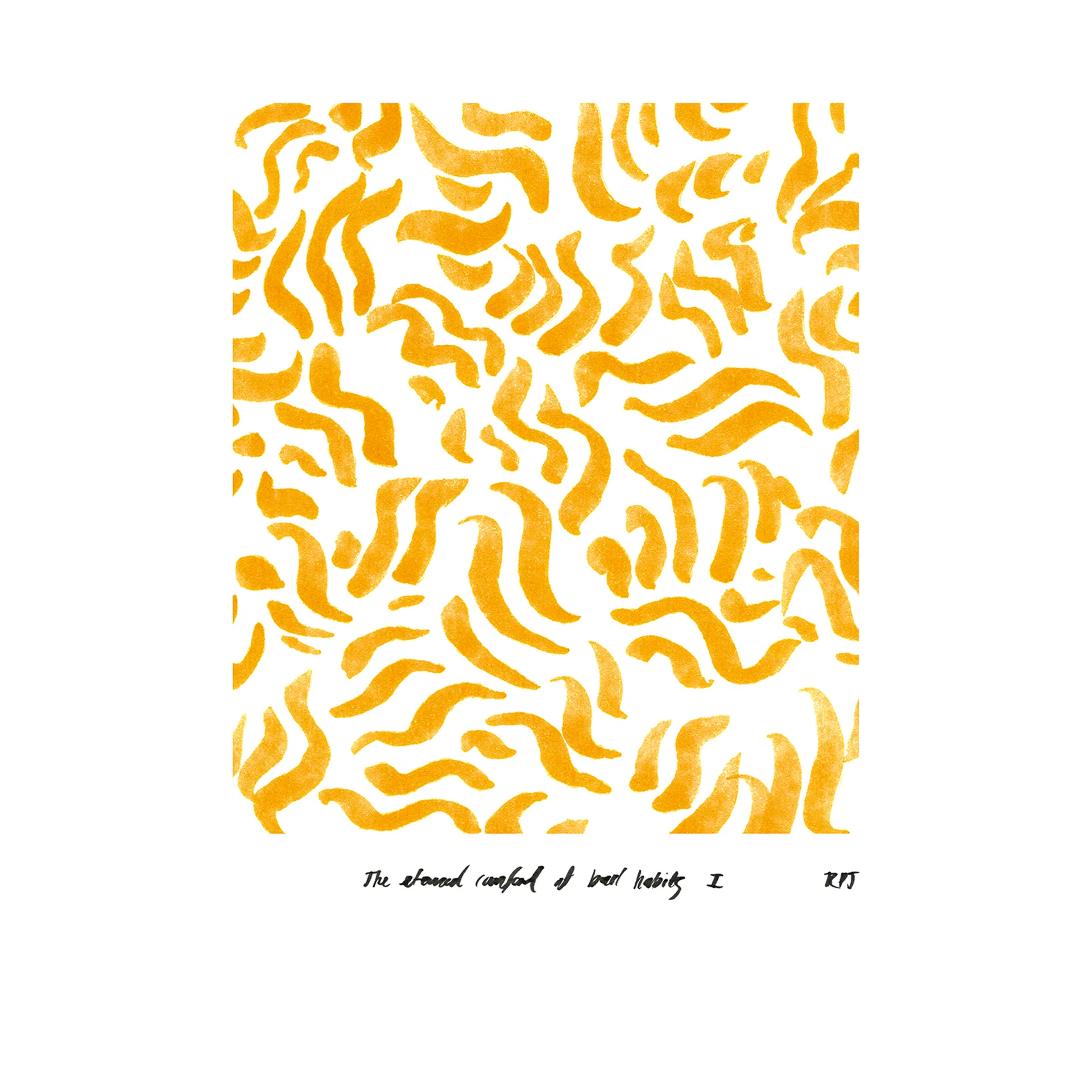 Comfort - Yellow Poster, 30 x 40cm Paper Collective