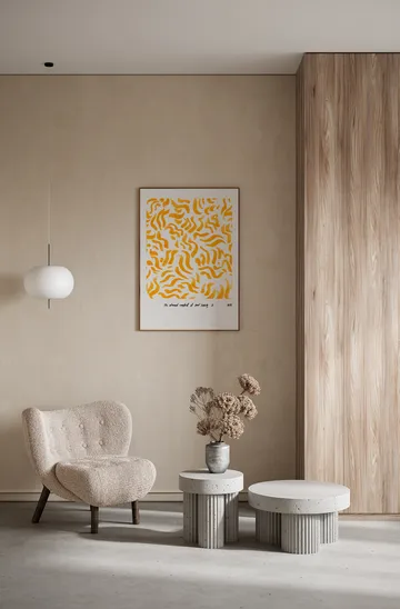 Comfort - Yellow Poster - 30 x 40cm - Paper Collective