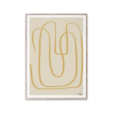 Different Ways I Poster gelb - 30 x 40cm - Paper Collective