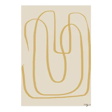 Different Ways I Poster gelb - 30 x 40cm - Paper Collective