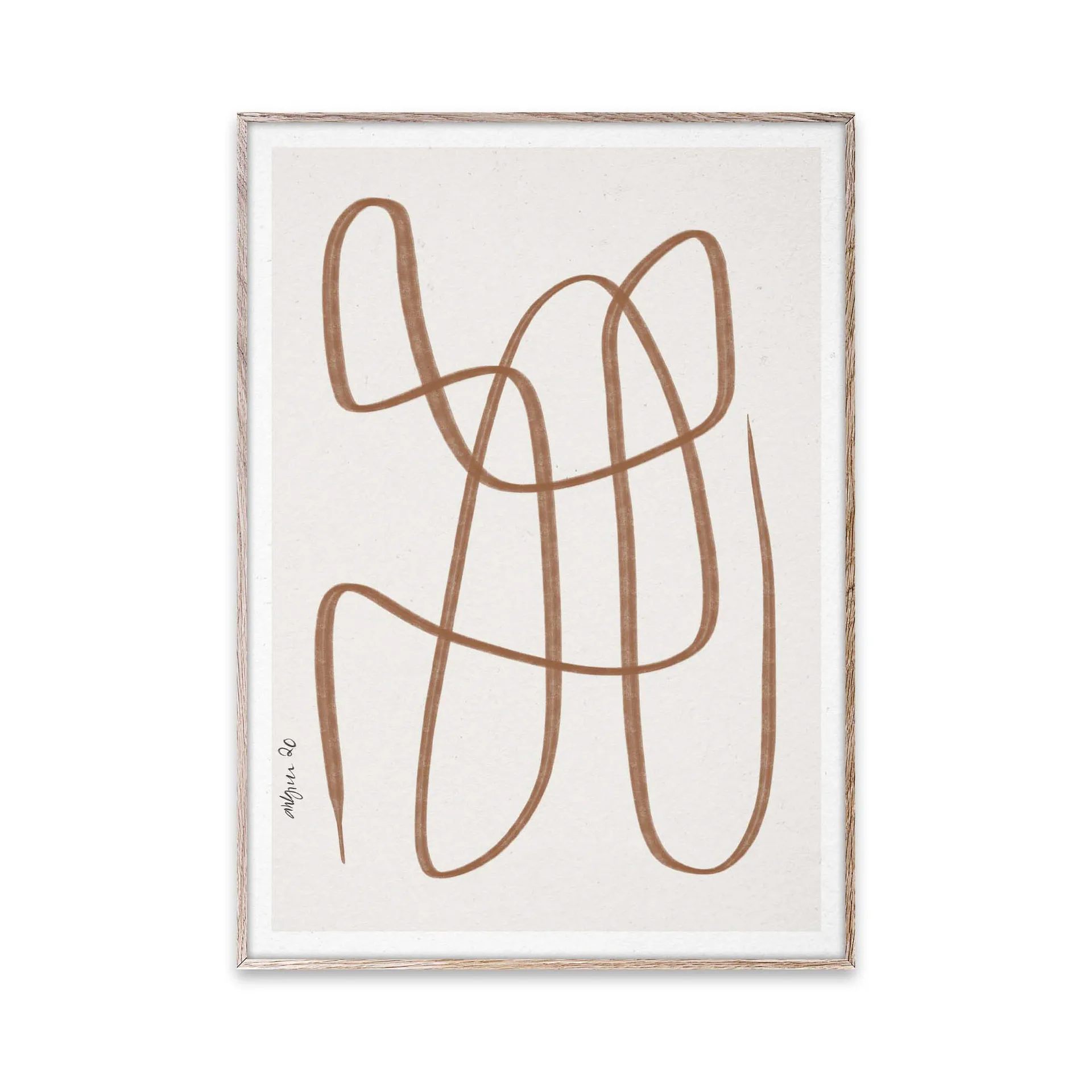 Different Ways Poster braun, 30 x 40cm Paper Collective