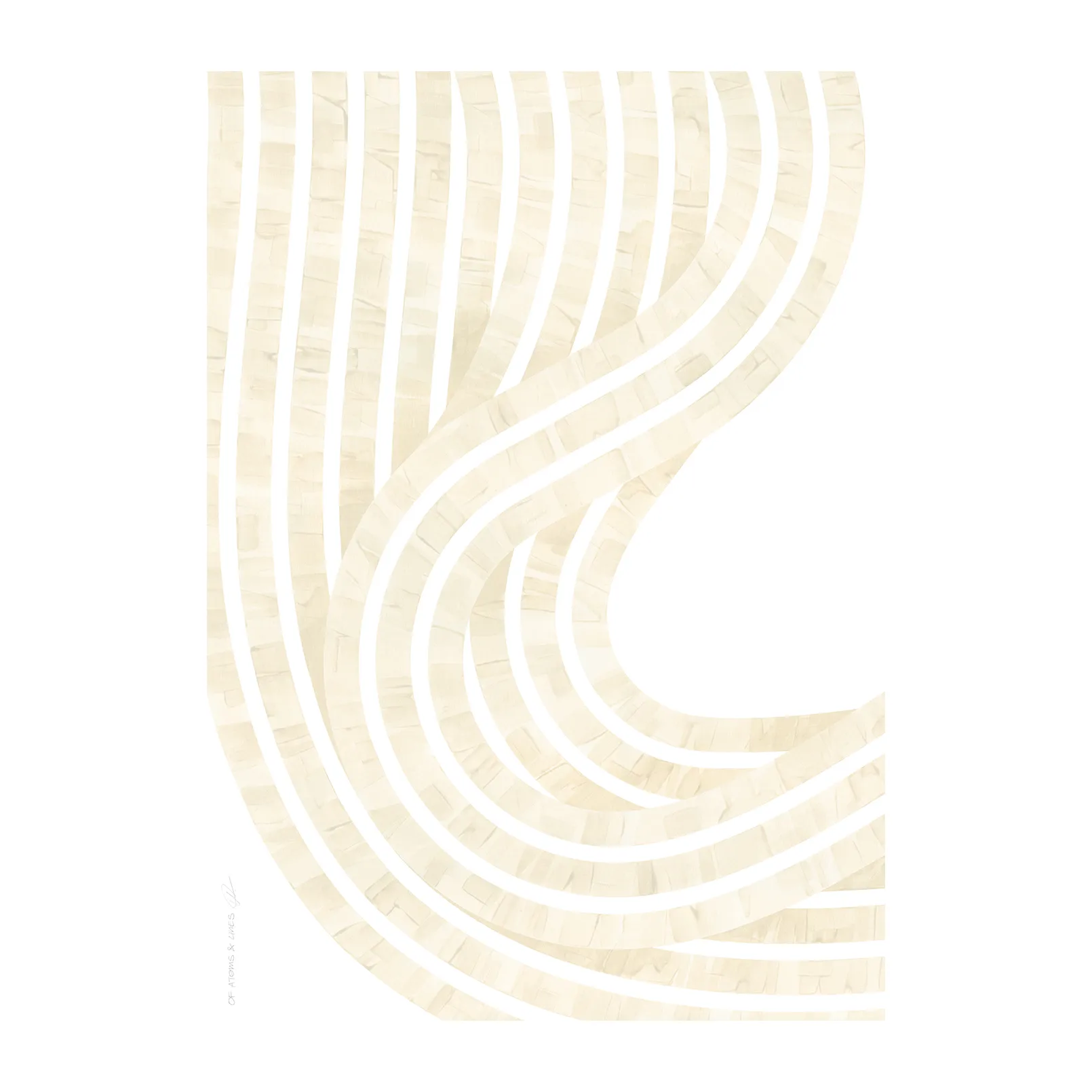 Entropy Sand 01 Poster, 50 x 70cm Paper Collective