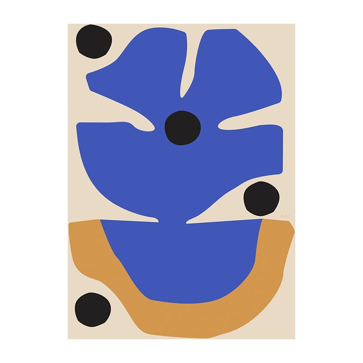 Flor Azul Poster - 50 x 70cm - Paper Collective