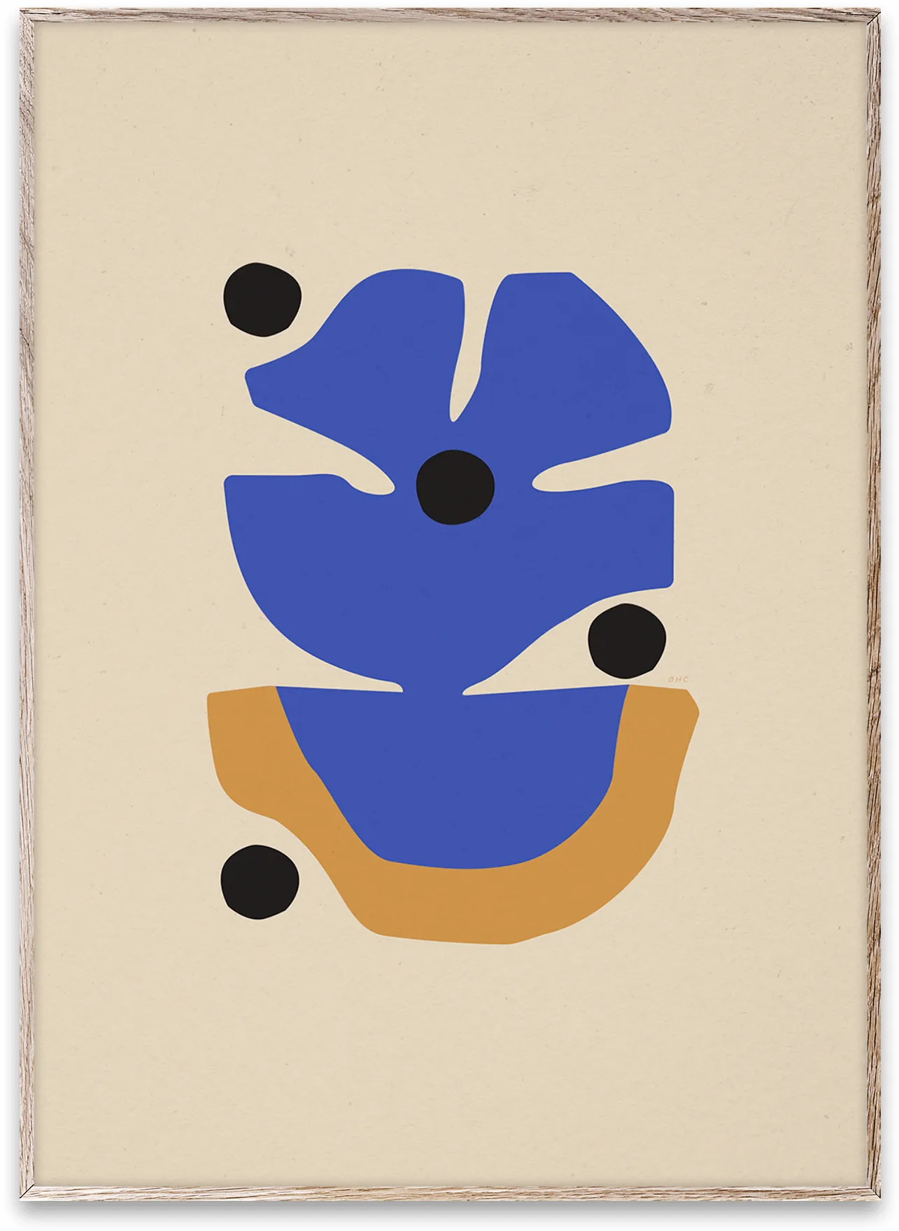 Flor Azul Poster, 50 x 70cm Paper Collective