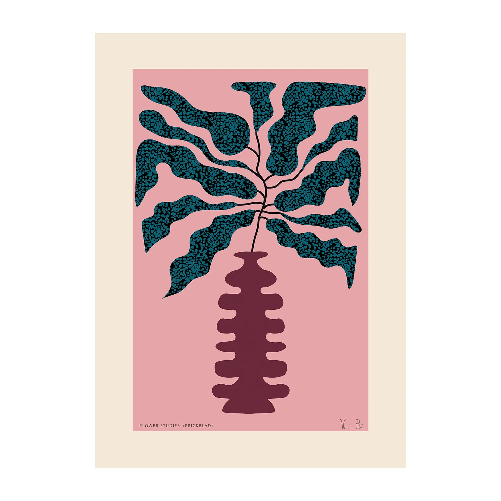 Flower Studies 01 (Prickblad) Poster, 30 x 40cm Paper Collective