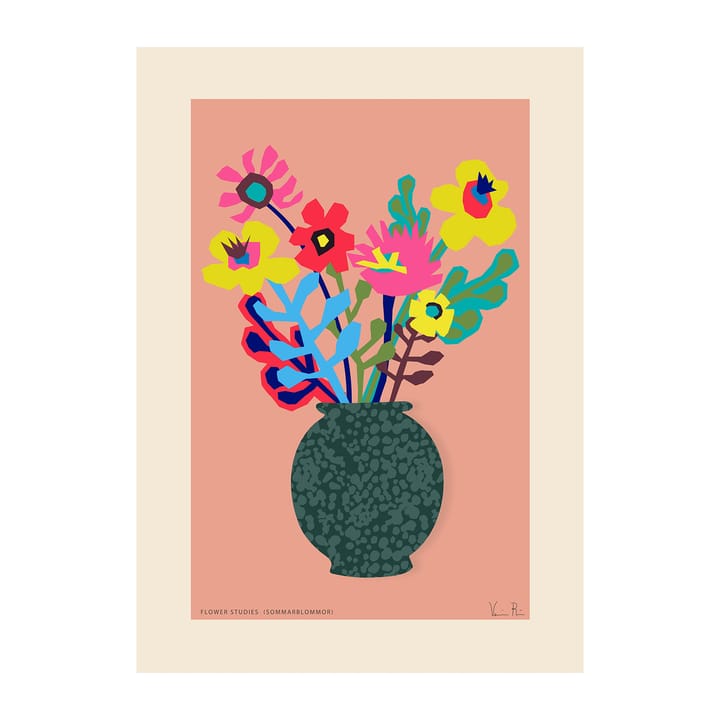 Flower Studies 02 (Sommar) Poster, 30 x 40cm Paper Collective