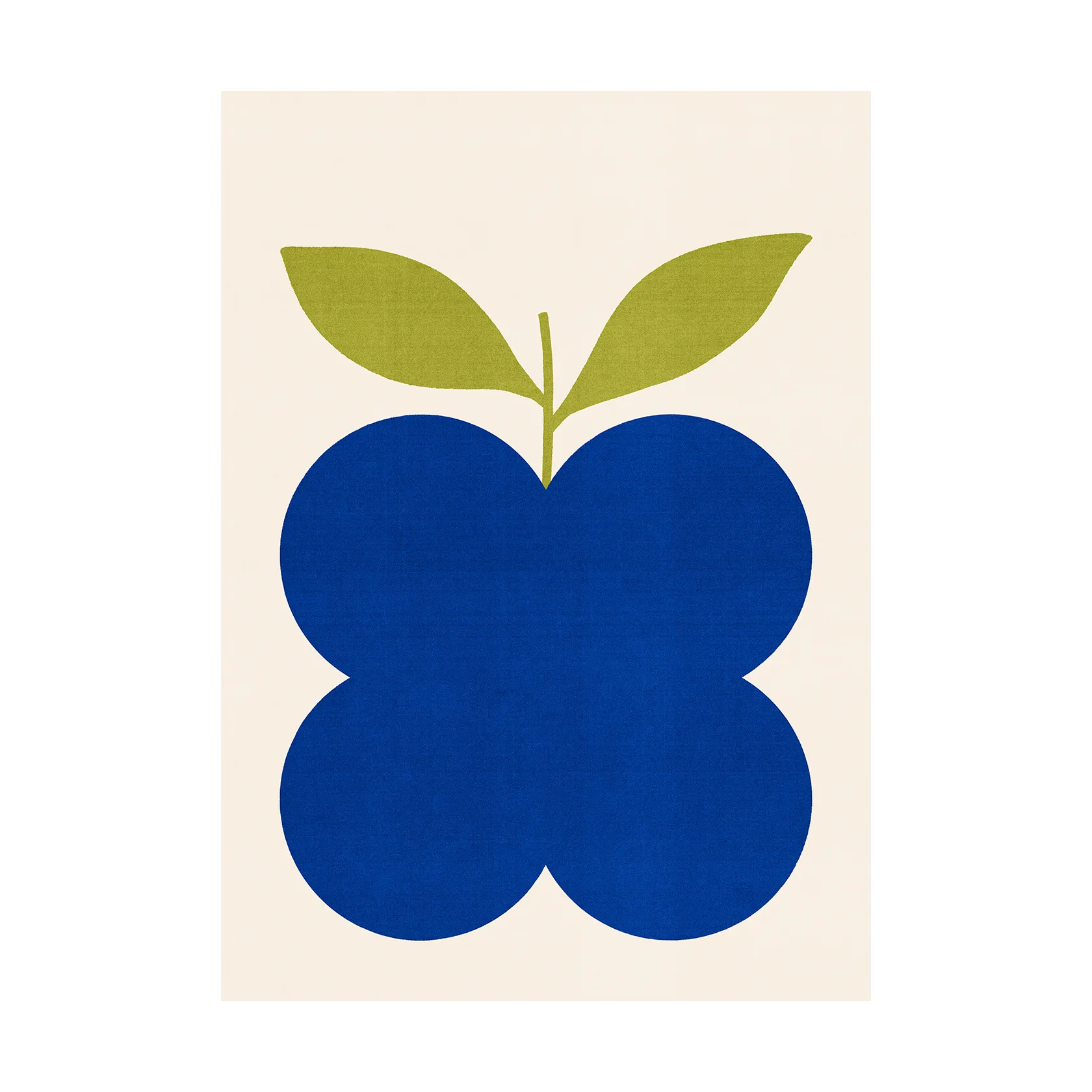 Indigo Fruit Poster, 30 x 40cm Paper Collective