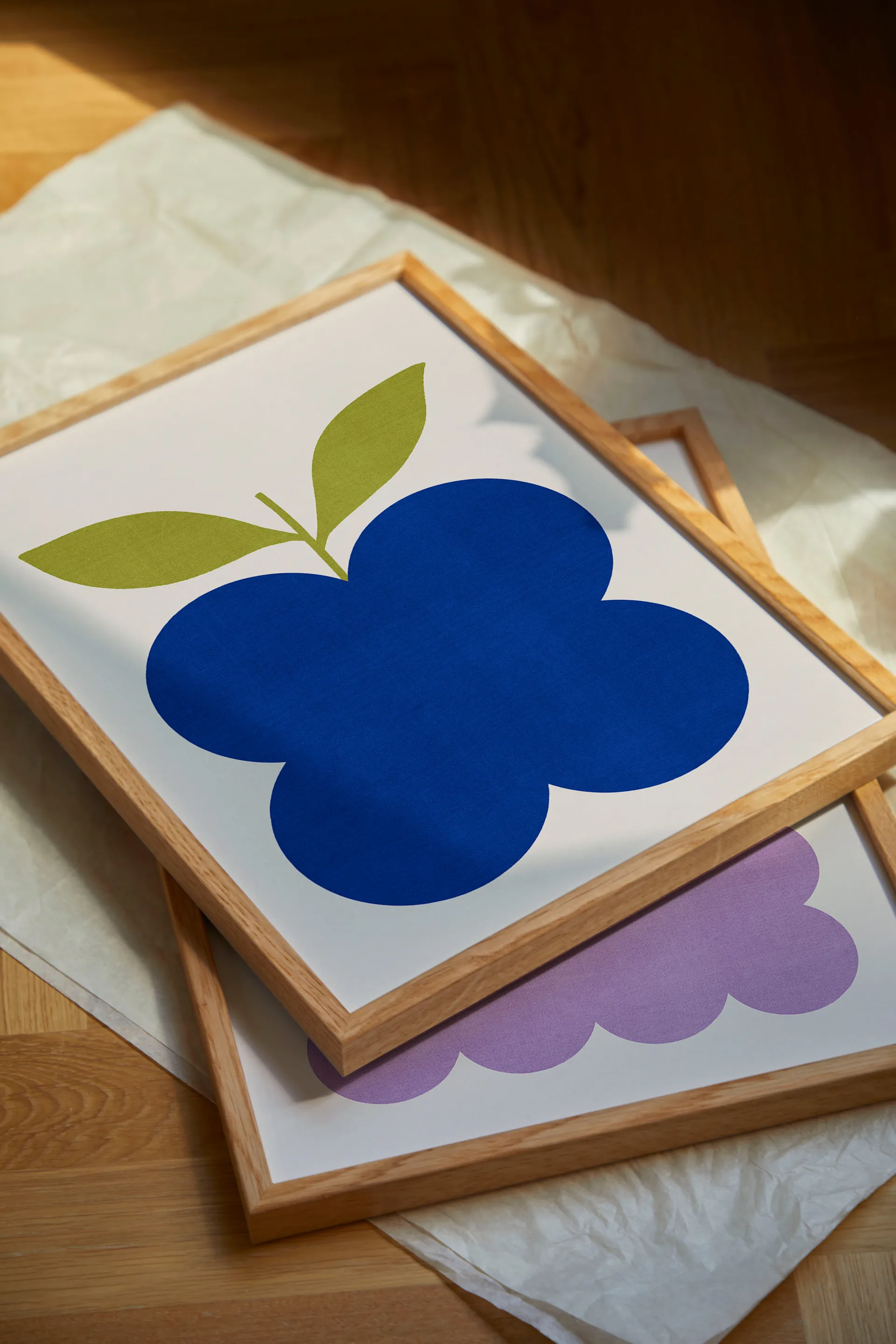 Indigo Fruit Poster, 30 x 40cm Paper Collective