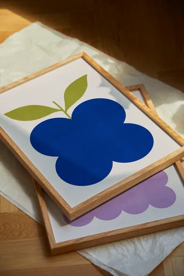 Indigo Fruit Poster - 30 x 40cm - Paper Collective