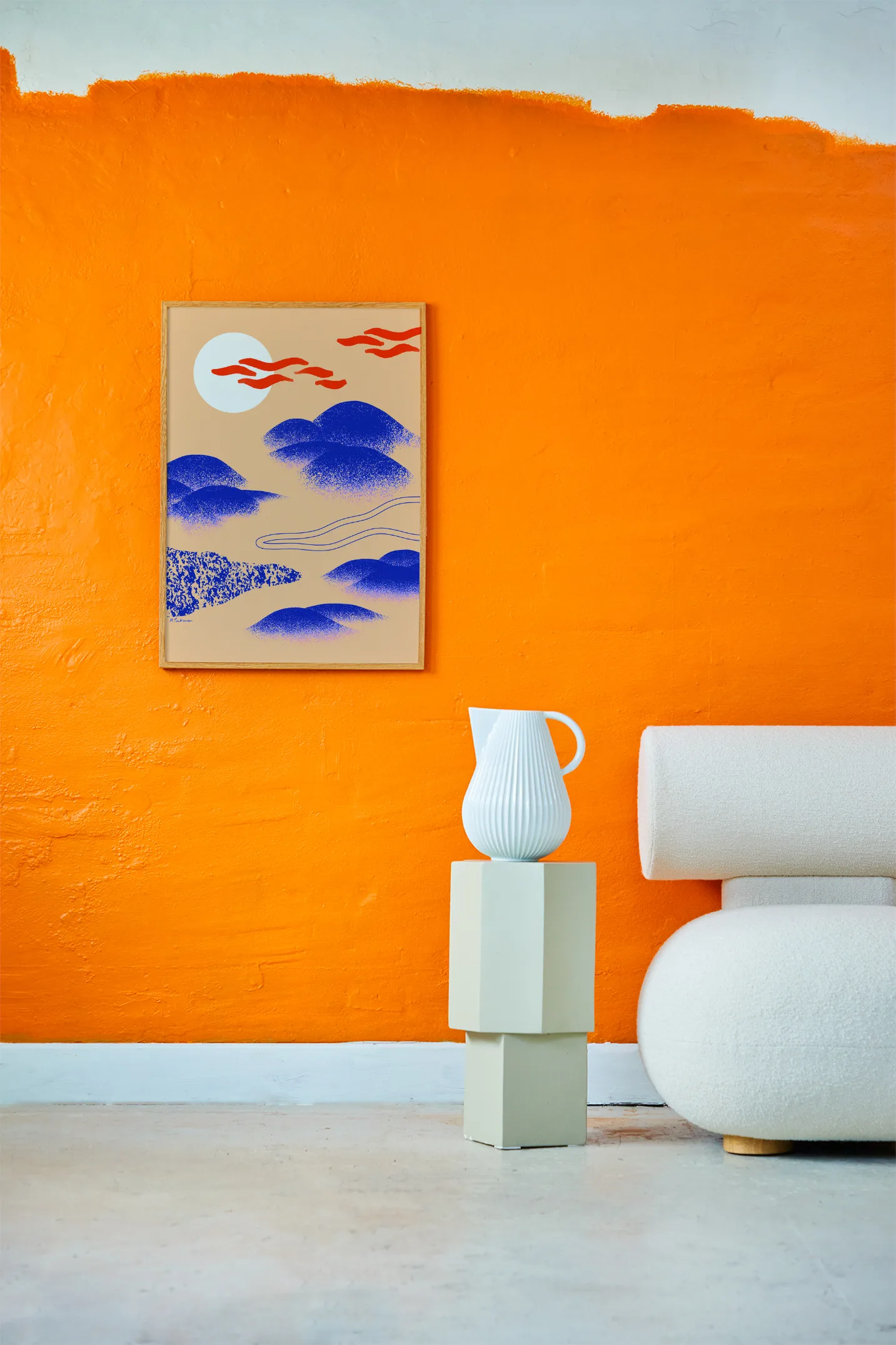 Japanese Hills Poster, 30 x 40cm Paper Collective