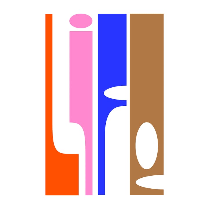 Life Poster, 50 x 70cm Paper Collective