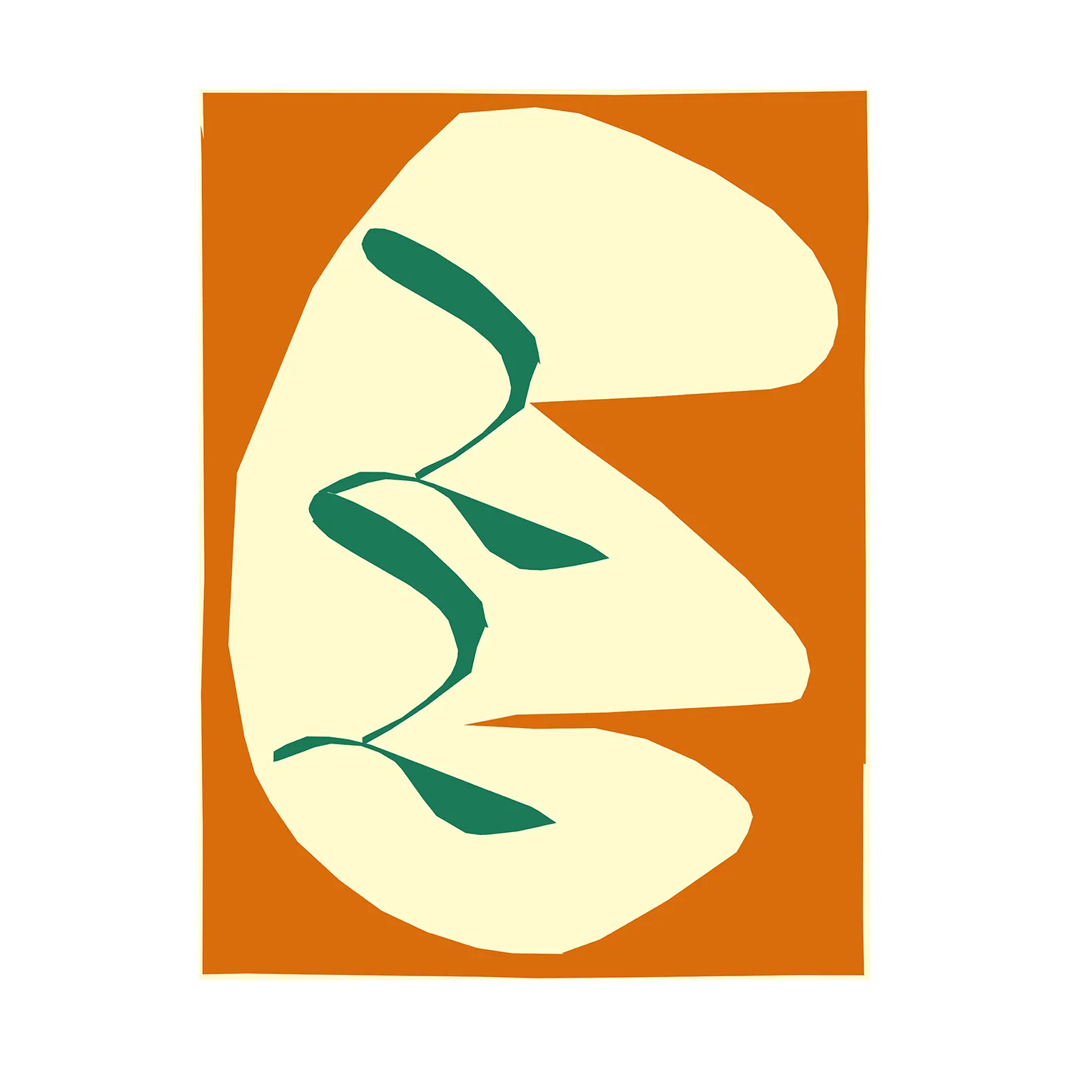 Mango Blossom Poster, 30x40 cm Paper Collective