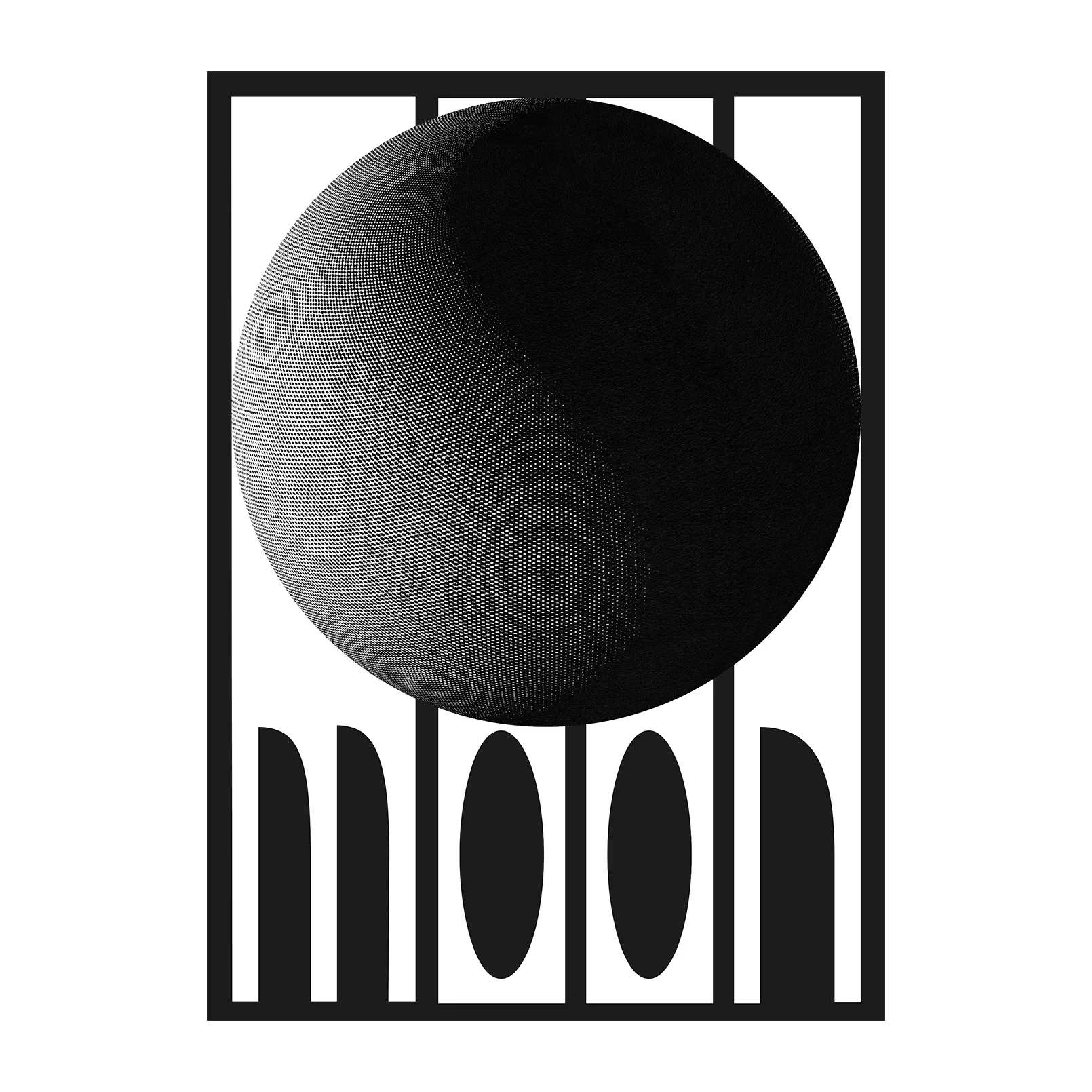 Moon Poster, 50 x 70cm Paper Collective