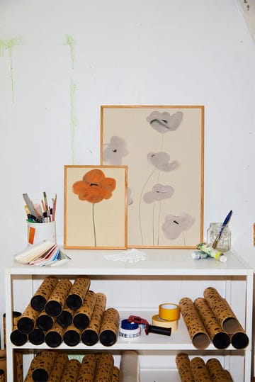 Orange Vallmo Poster - 50 x 70cm - Paper Collective