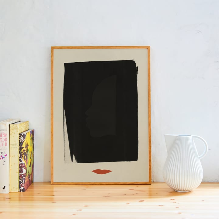 Red Lips Poster, 30 x 40cm Paper Collective