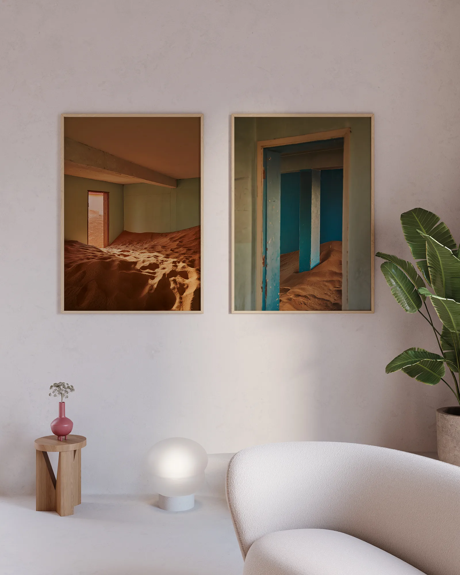 Sand Village I Poster, 50 x 70cm Paper Collective