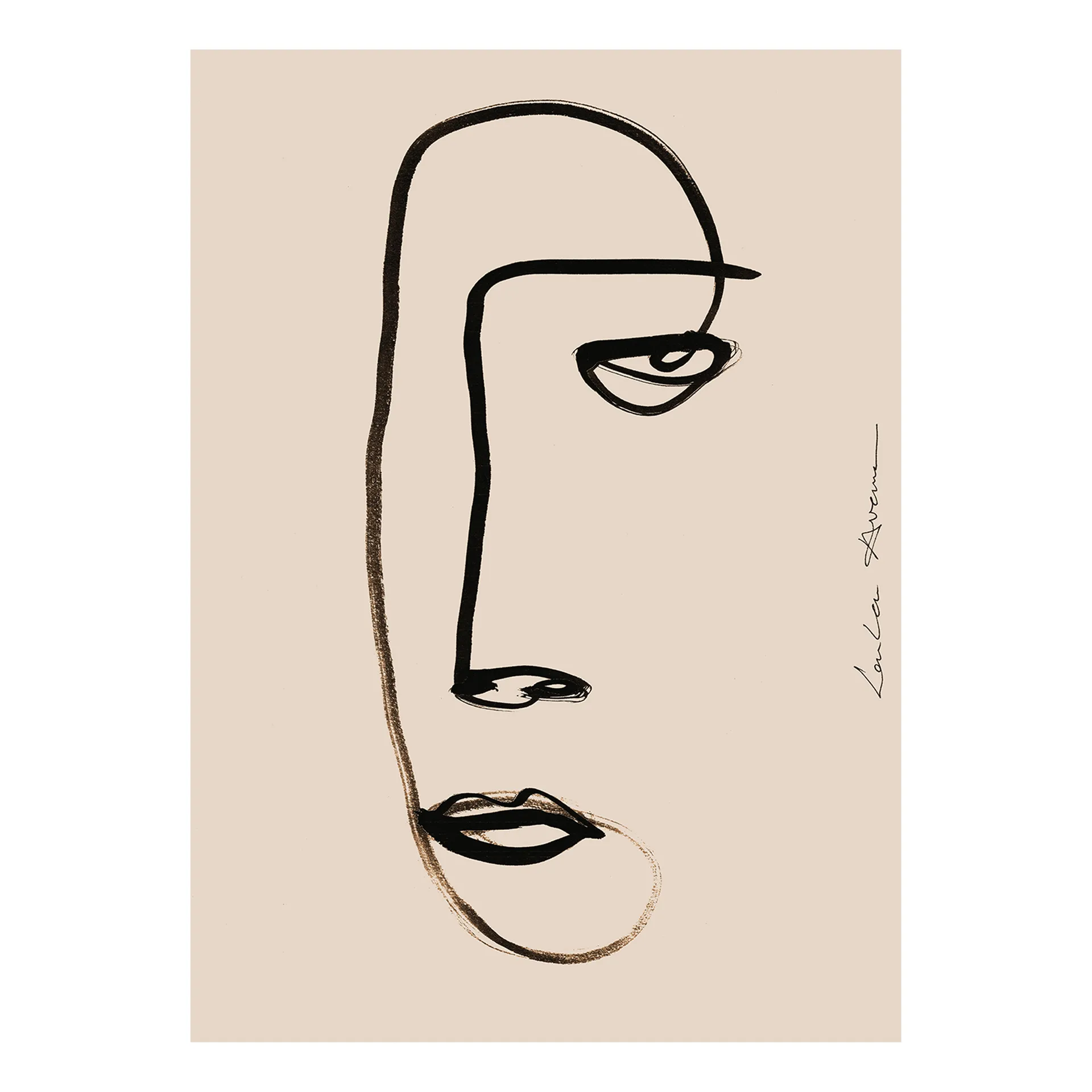 Serious Dreamer Poster, 70x100 cm Paper Collective