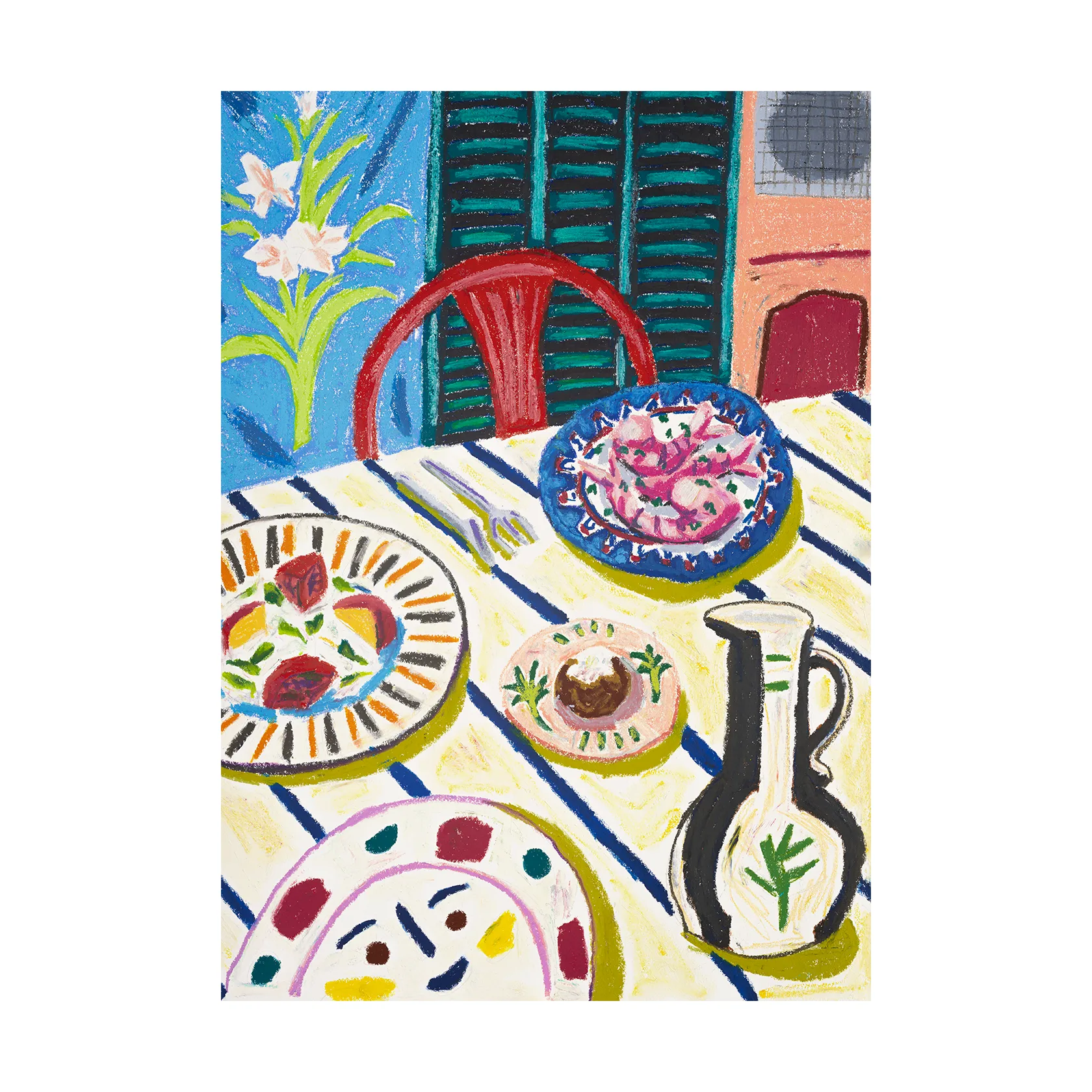 Tapas Dinner Poster, 30 x 40cm Paper Collective