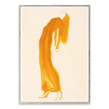 The Saffron Dress Poster - 50 x 70cm - Paper Collective