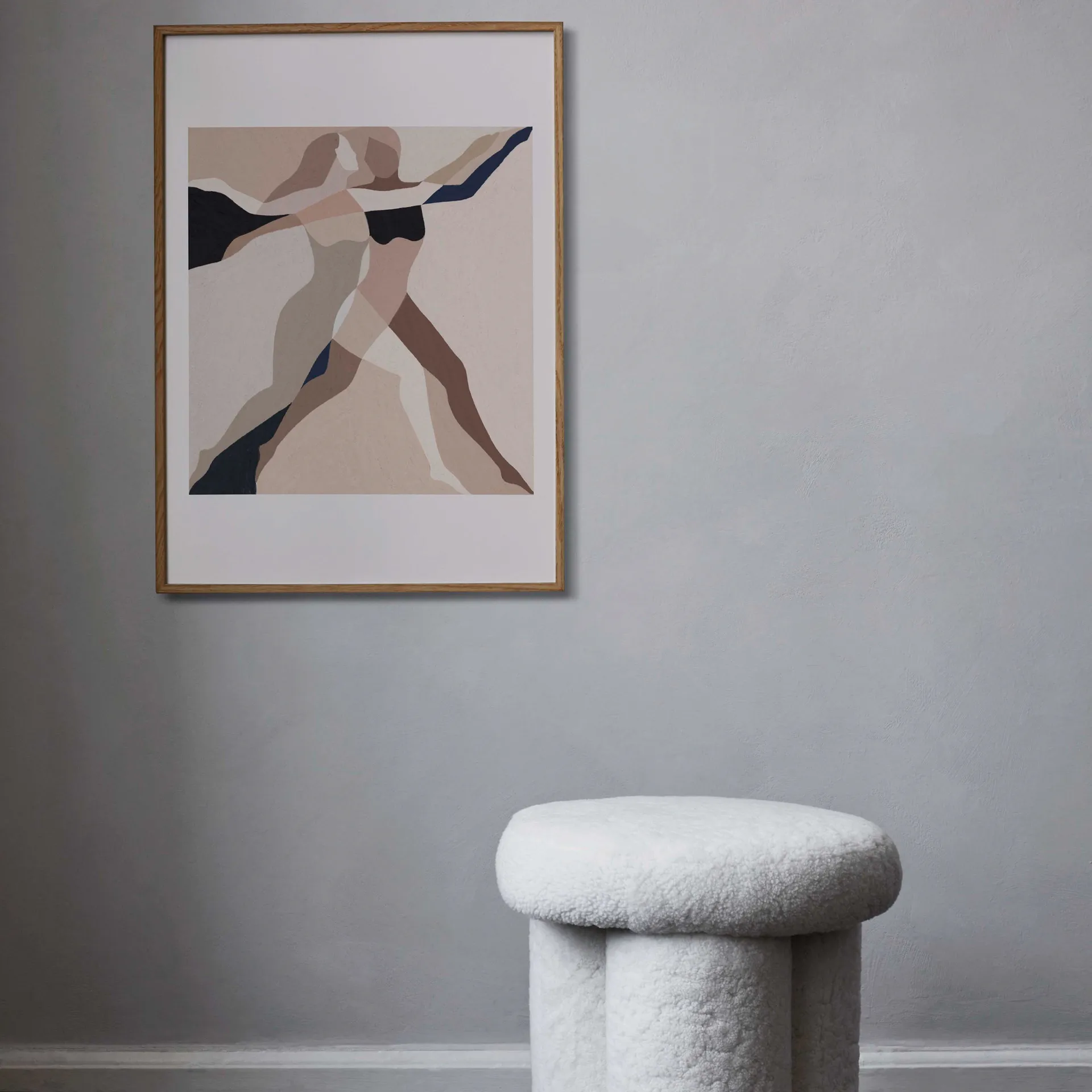 Two Dancers Poster, 50 x 70cm Paper Collective