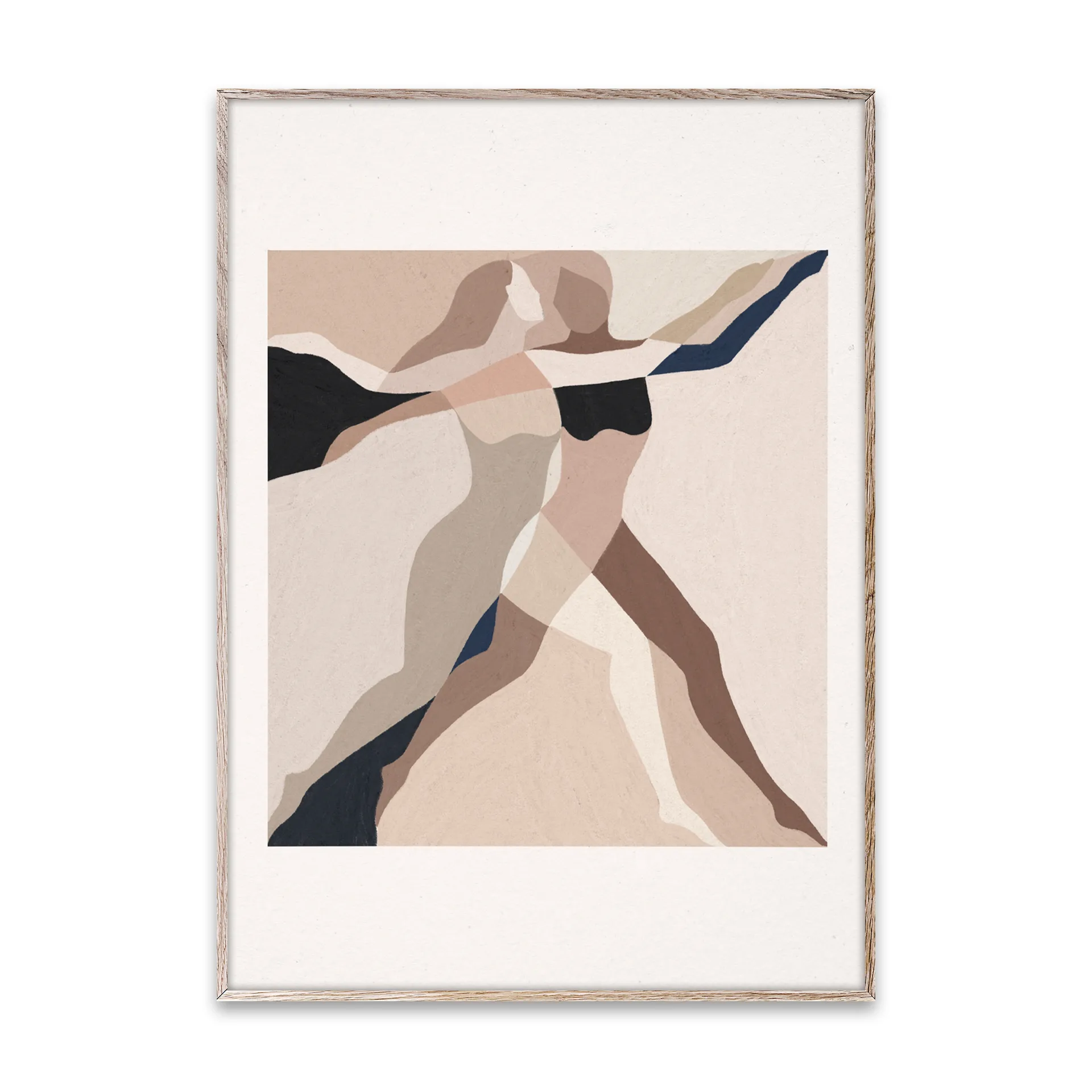 Two Dancers Poster, 50 x 70cm Paper Collective