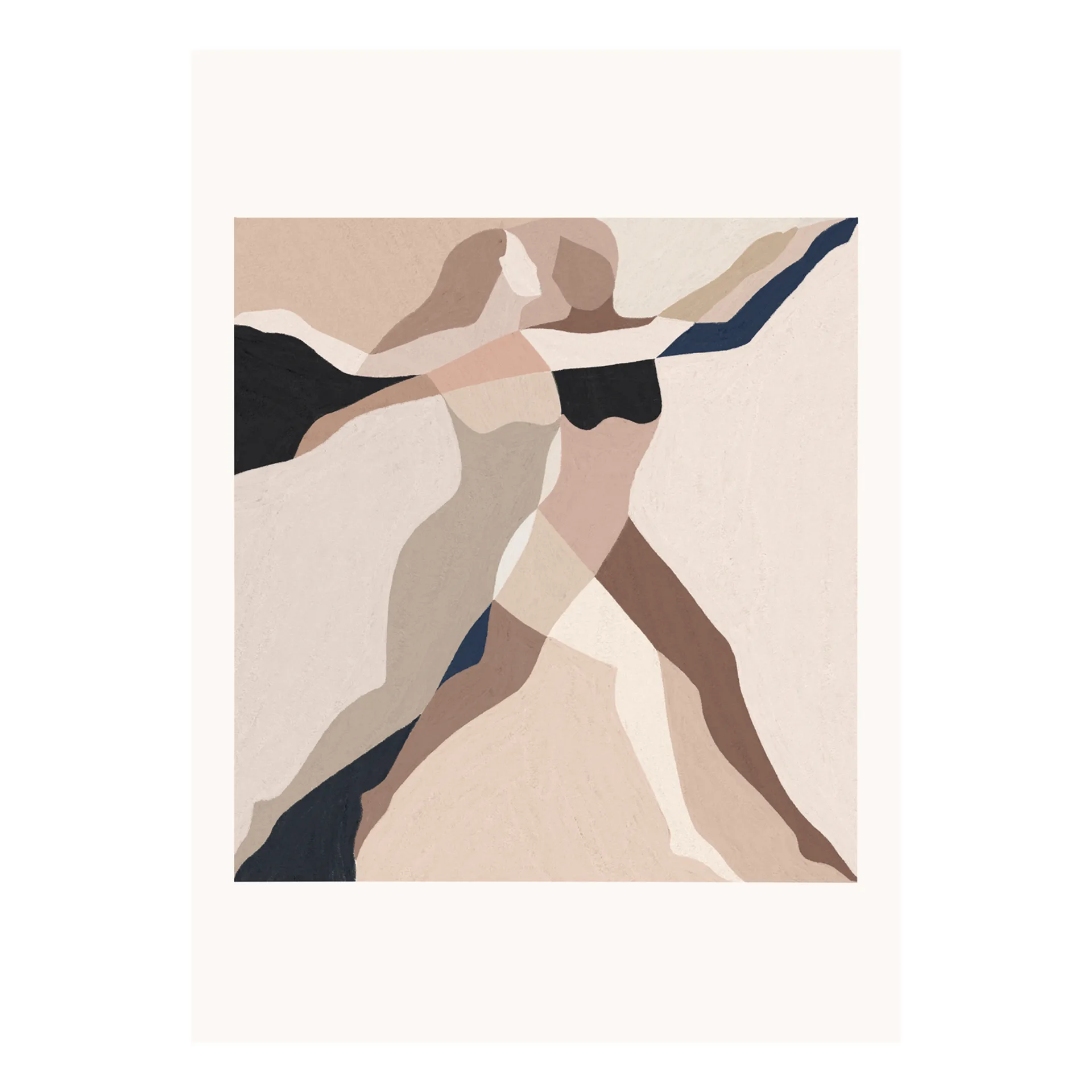 Two Dancers Poster, 50 x 70cm Paper Collective