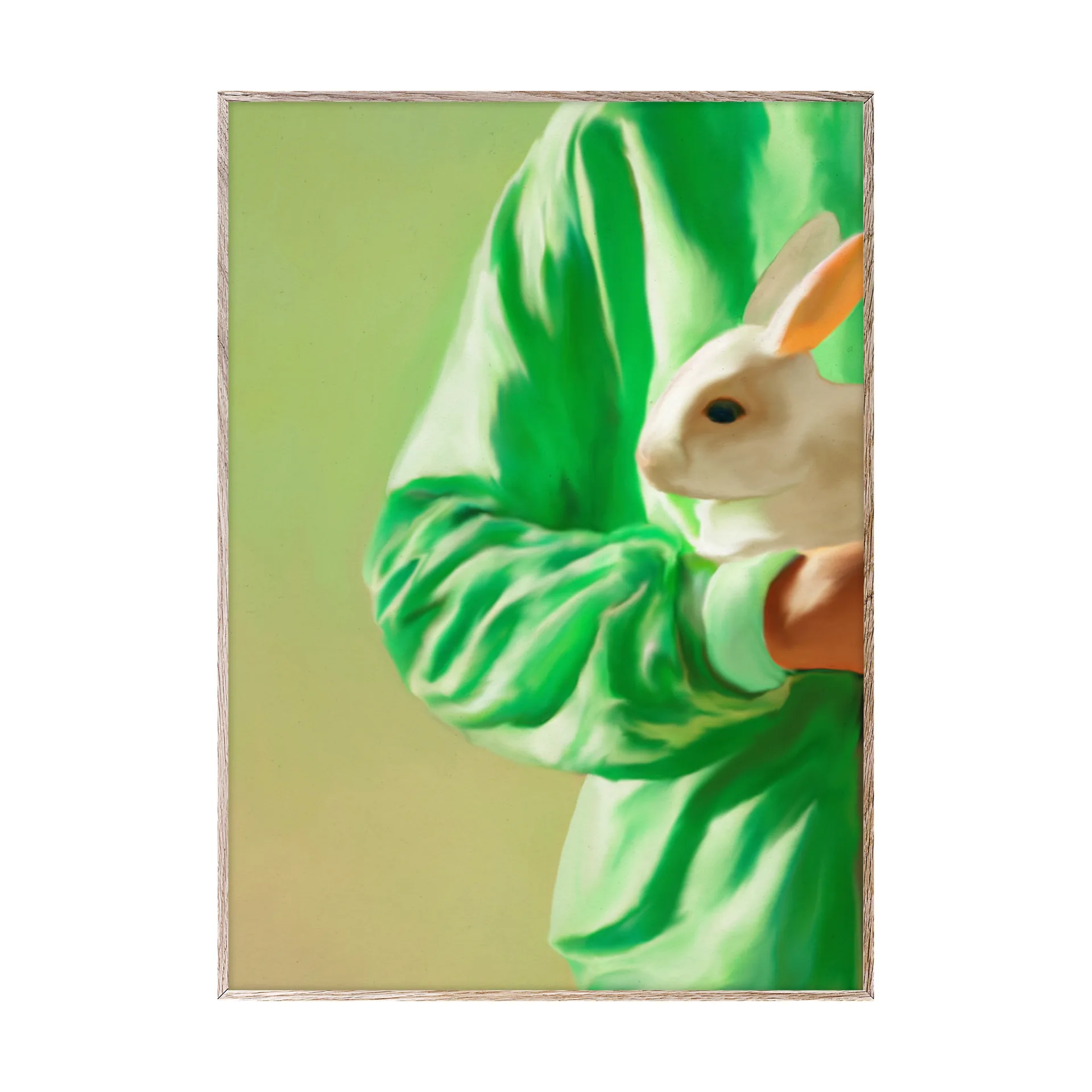 White Rabbit Poster, 70 x 100cm Paper Collective
