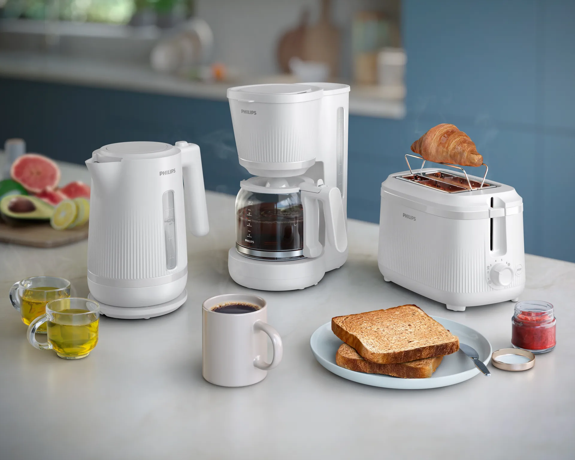 3000 series Elektrischer Wasserkocher HD9411/00, White Philips