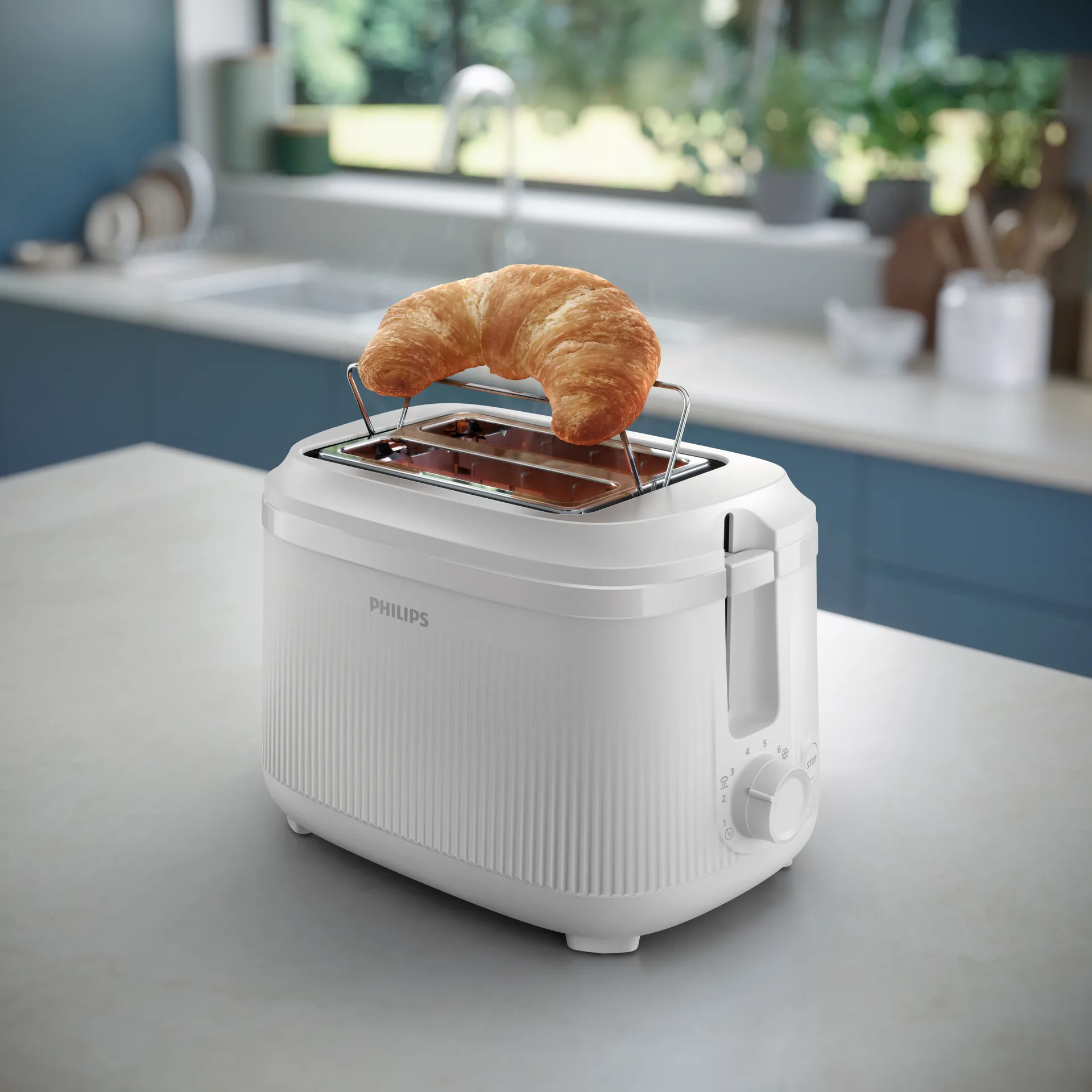3000 series Toaster HD2511/00 2‑Scheiben, White Philips
