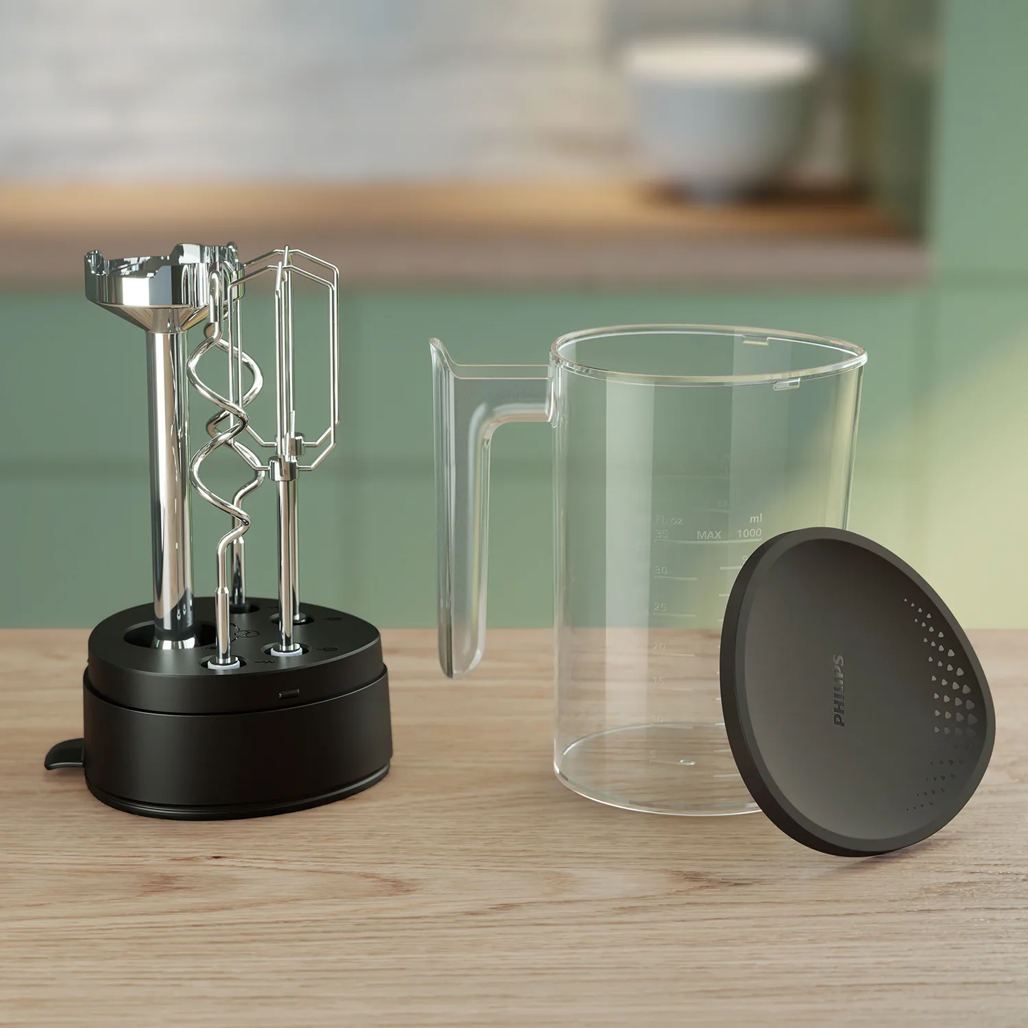 5000 series Handmixer HR3781/20 4-teilig, Black Philips