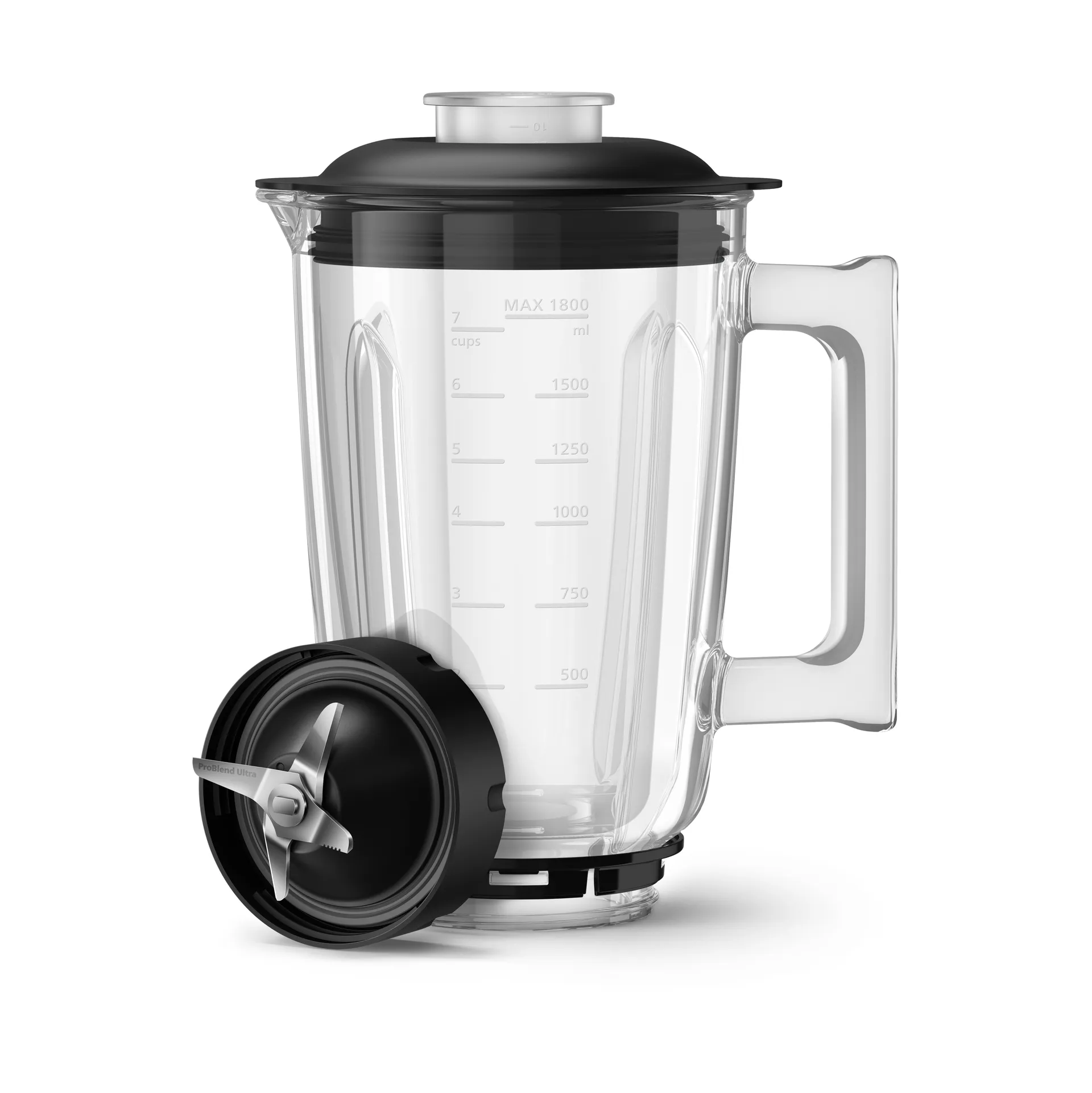 7000 series blender HR3760/00 2-l, Black Philips