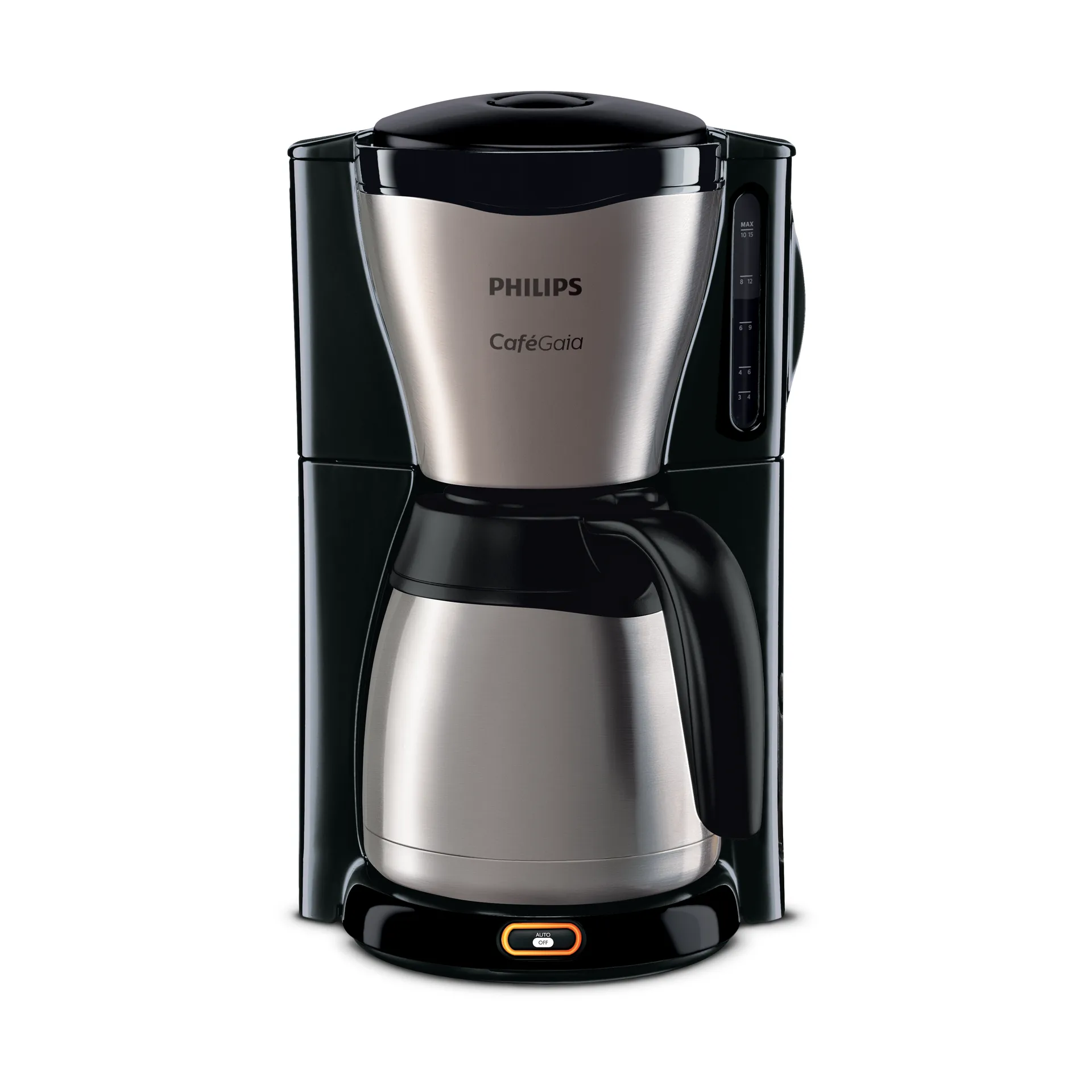 Café Gaia Kaffeemaschine Thermoskanne HD7548/20, Black Philips