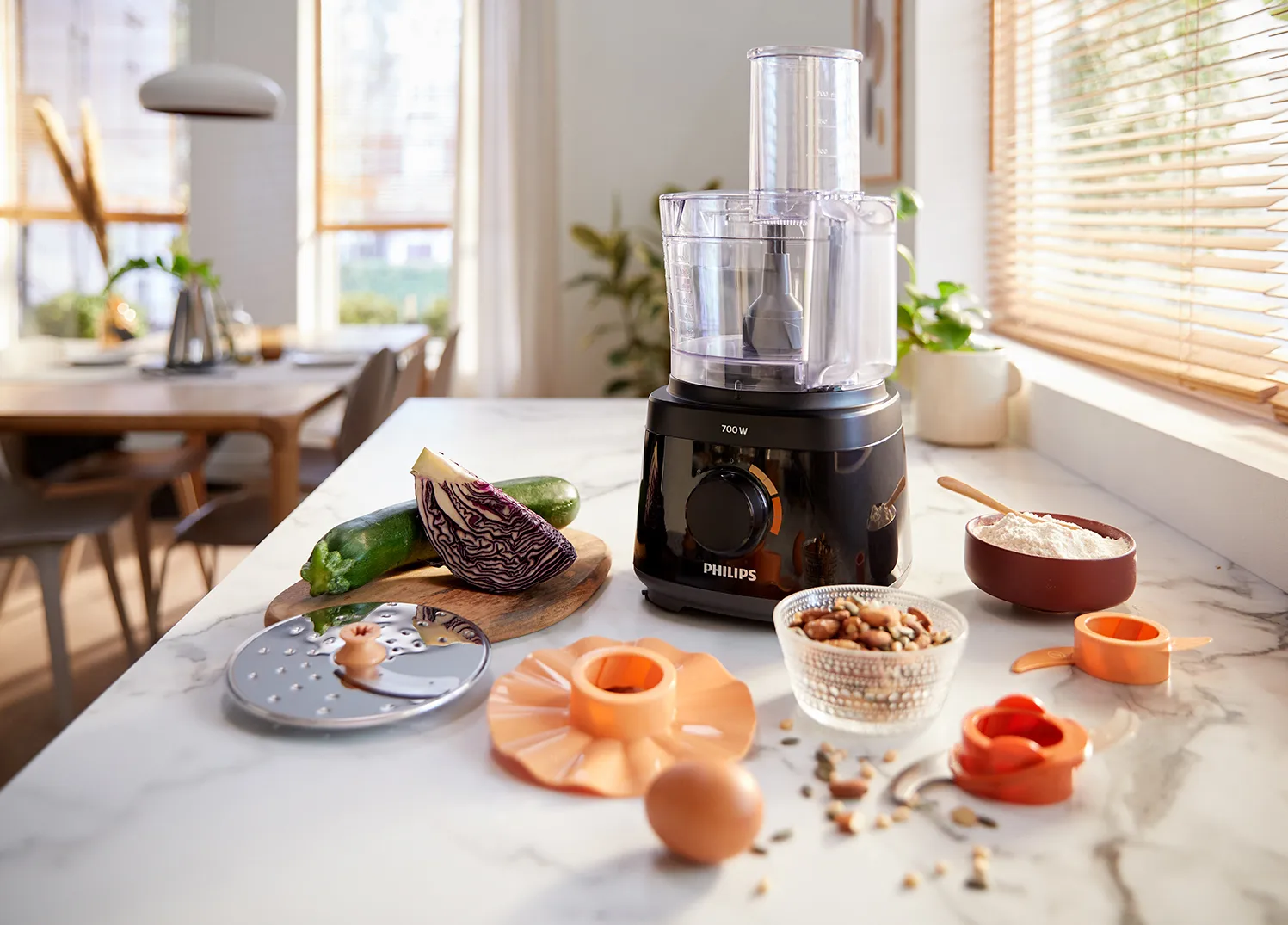 Daily Küchenmaschine HR7320/00 1,5 l, White Philips