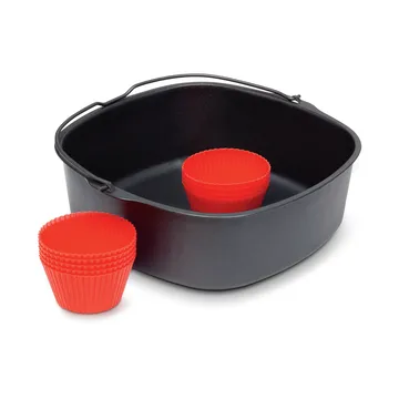 Philips Air fryer bakset XL HD9945/01 10-teilig - Black - Philips