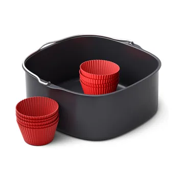 Philips Airfryer Korb XXL HD9957/00 10-teilig - Black - Philips