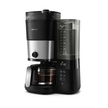 Philips Kaffeemaschine mit Mahlwerk HD7888/01 1,25 l - Black - Philips